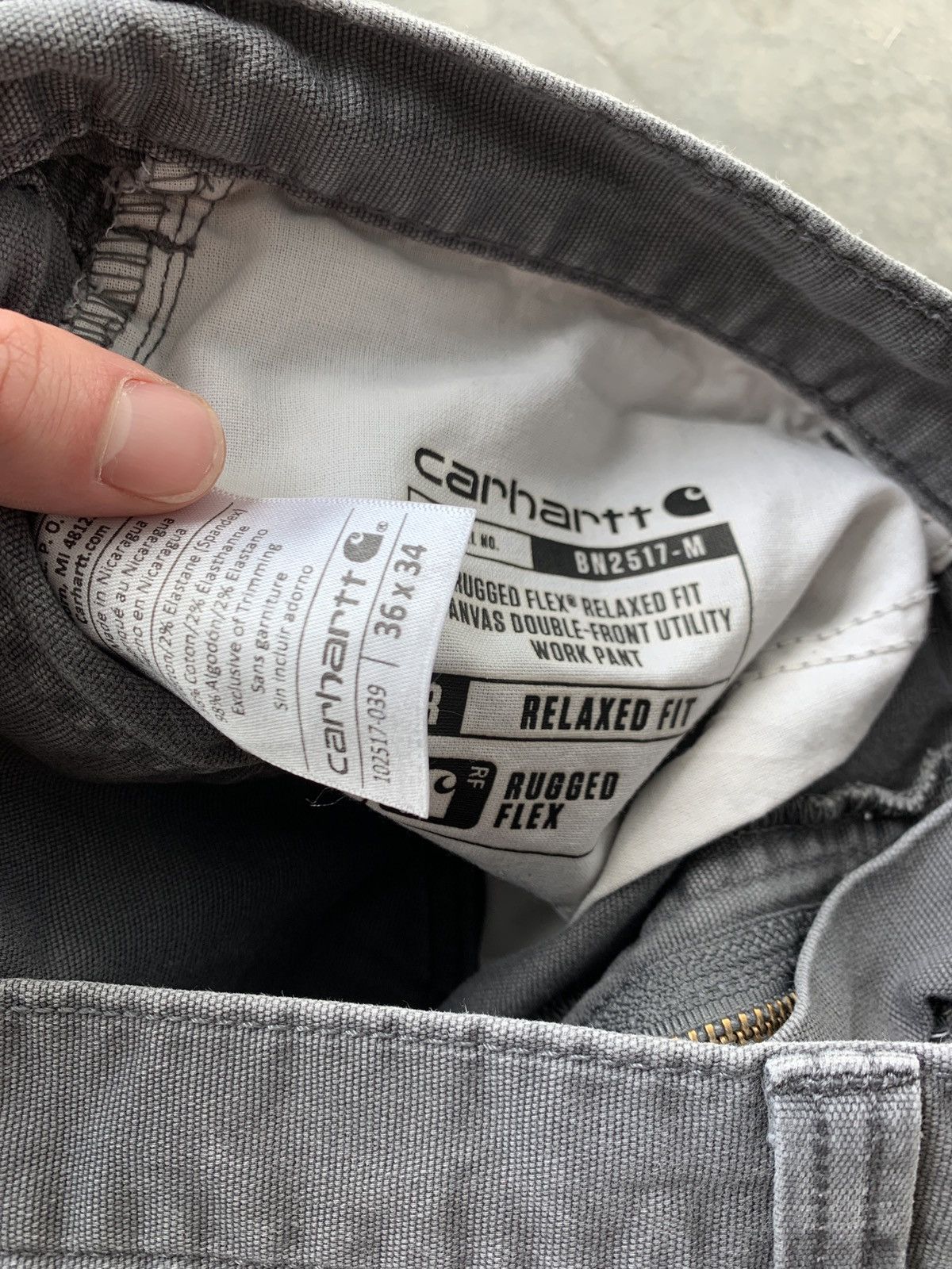 Carhartt × Vintage Vintage Y2K Painter Carhartt Carpenter Work Pants Size US 36 / EU 52 - 6 Thumbnail