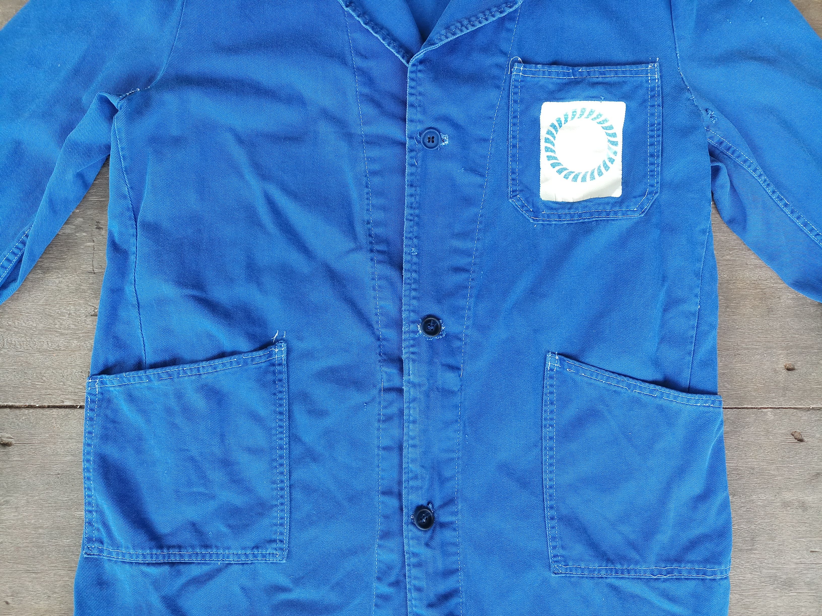 Other VTG 70s Blue European chore coat size 52 ,M,work jacket Size US M / EU 48-50 / 2 - 2 Thumbnail