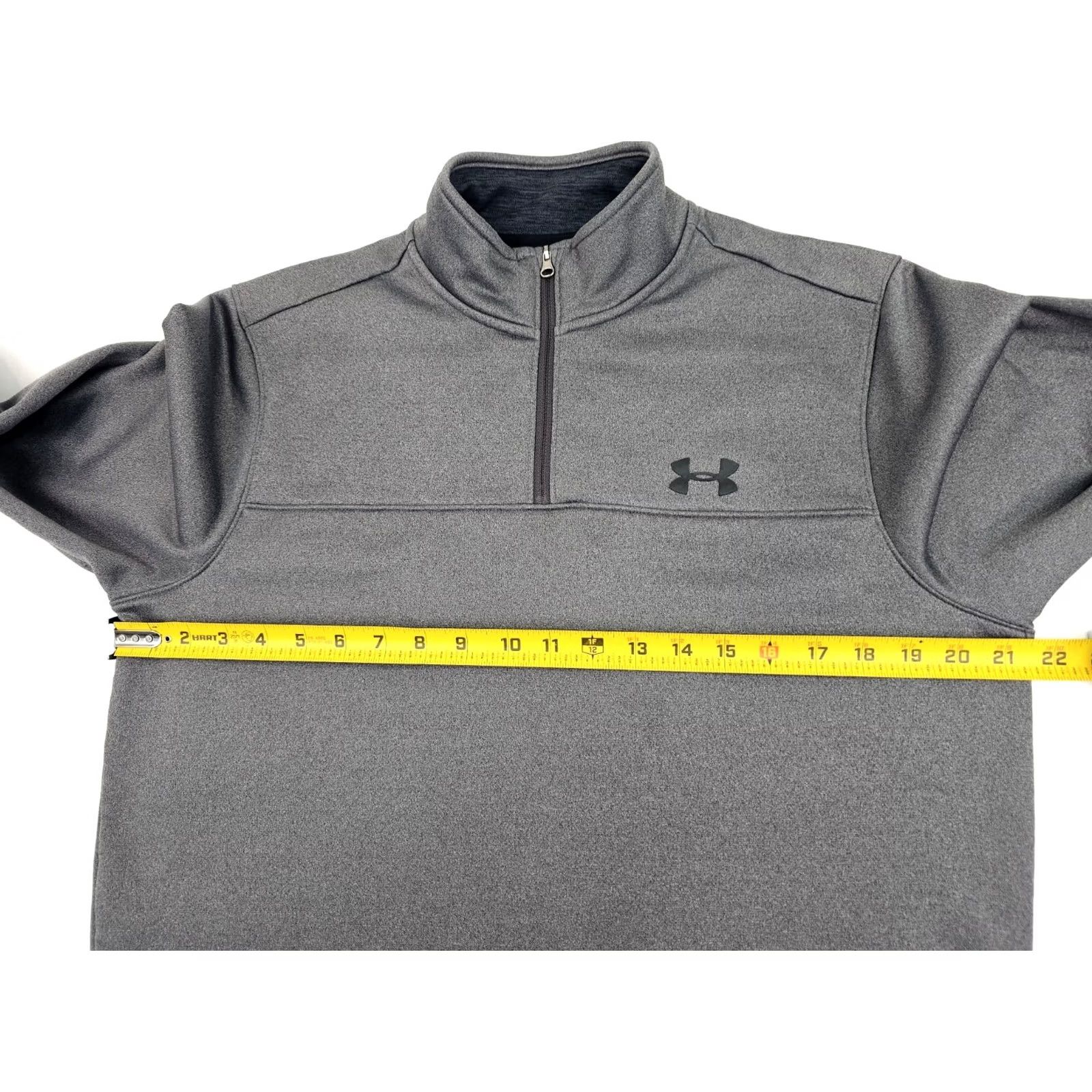 Under Armour Under Armour Storm 1/4 Zip Pullover Mens M Gray Mock Neck Sweatshirt Loose Fit EUC Size US M / EU 48-50 / 2 - 6 Thumbnail