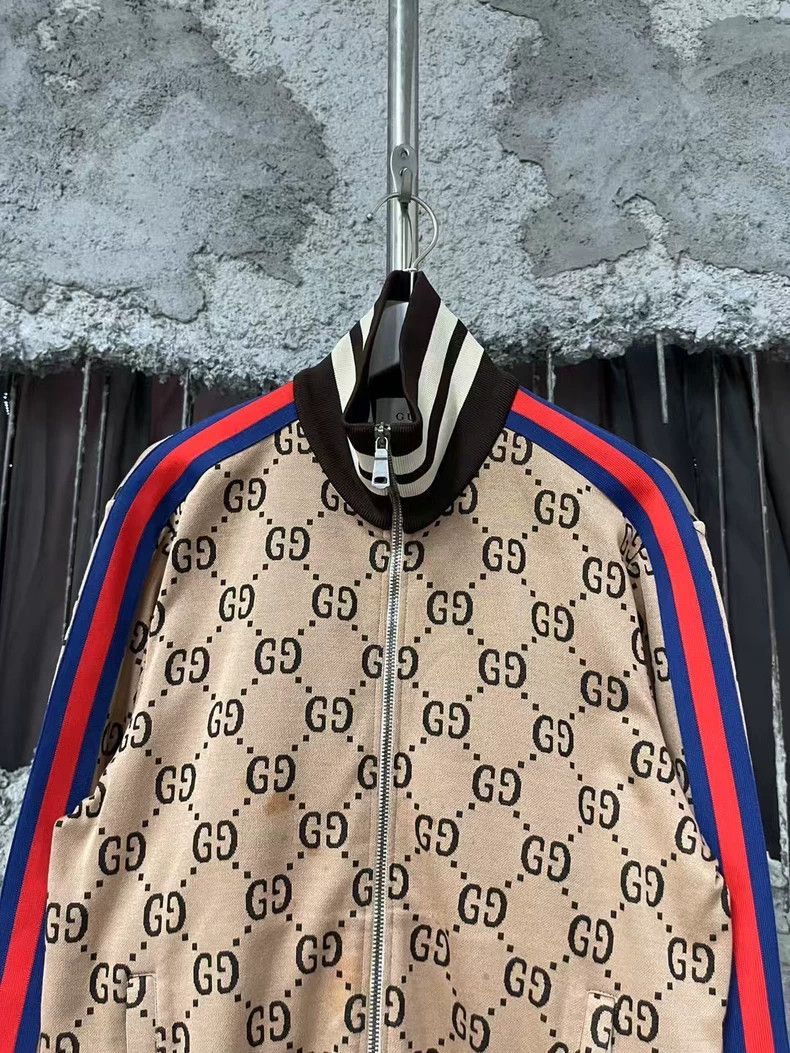 Gucci Gucci Logo Jacket with Striped Sleeves-2506 Size US S / EU 44-46 / 1 - 3 Thumbnail