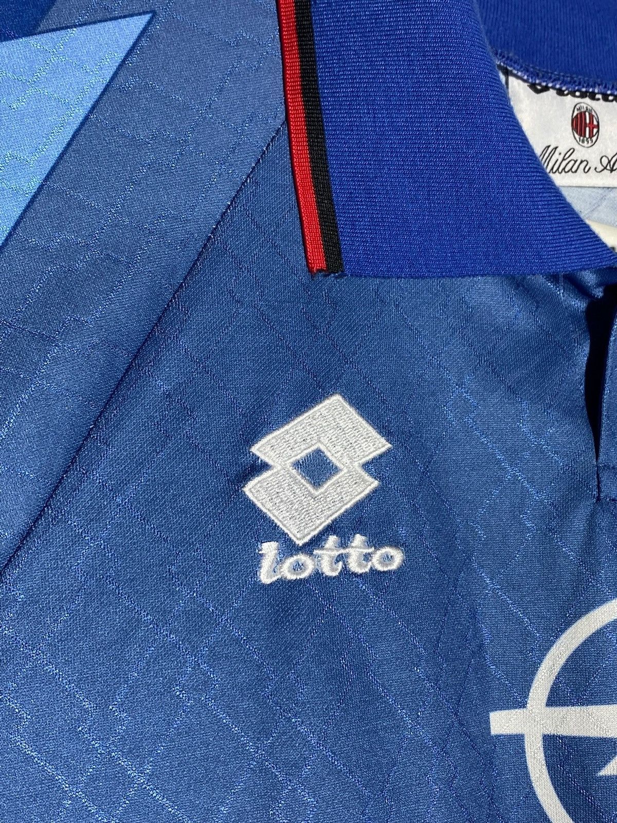 Lotto Sport × Vintage Vintage Lotto AC Milan 1995/96 Fourth Football Shirt Size US XL / EU 56 / 4 - 6 Thumbnail