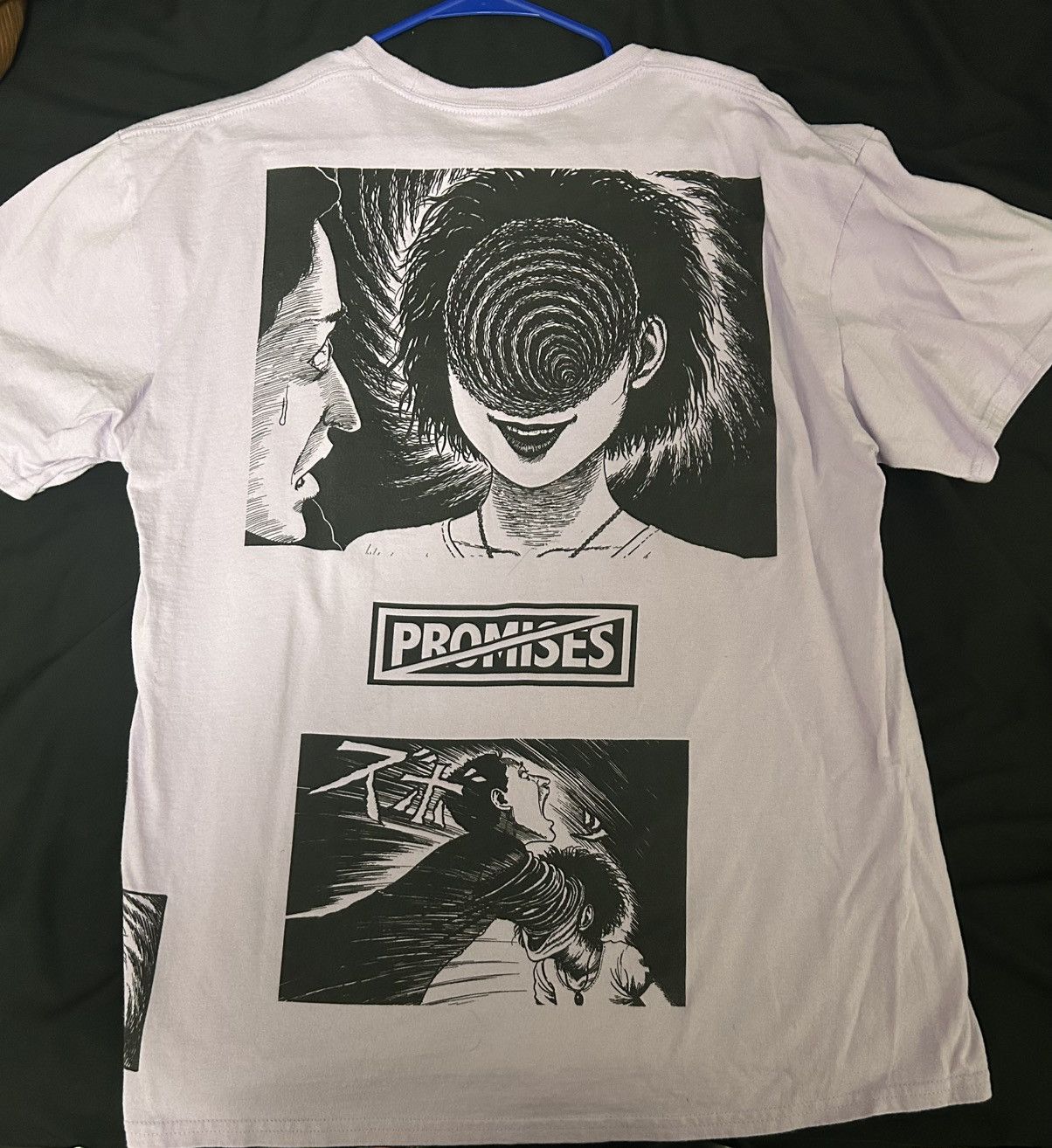 Broken Promises Co. Junji Ito Uzumaki Broken Promises Shirt Light Purple Size US XL / EU 56 / 4 - 2 Thumbnail