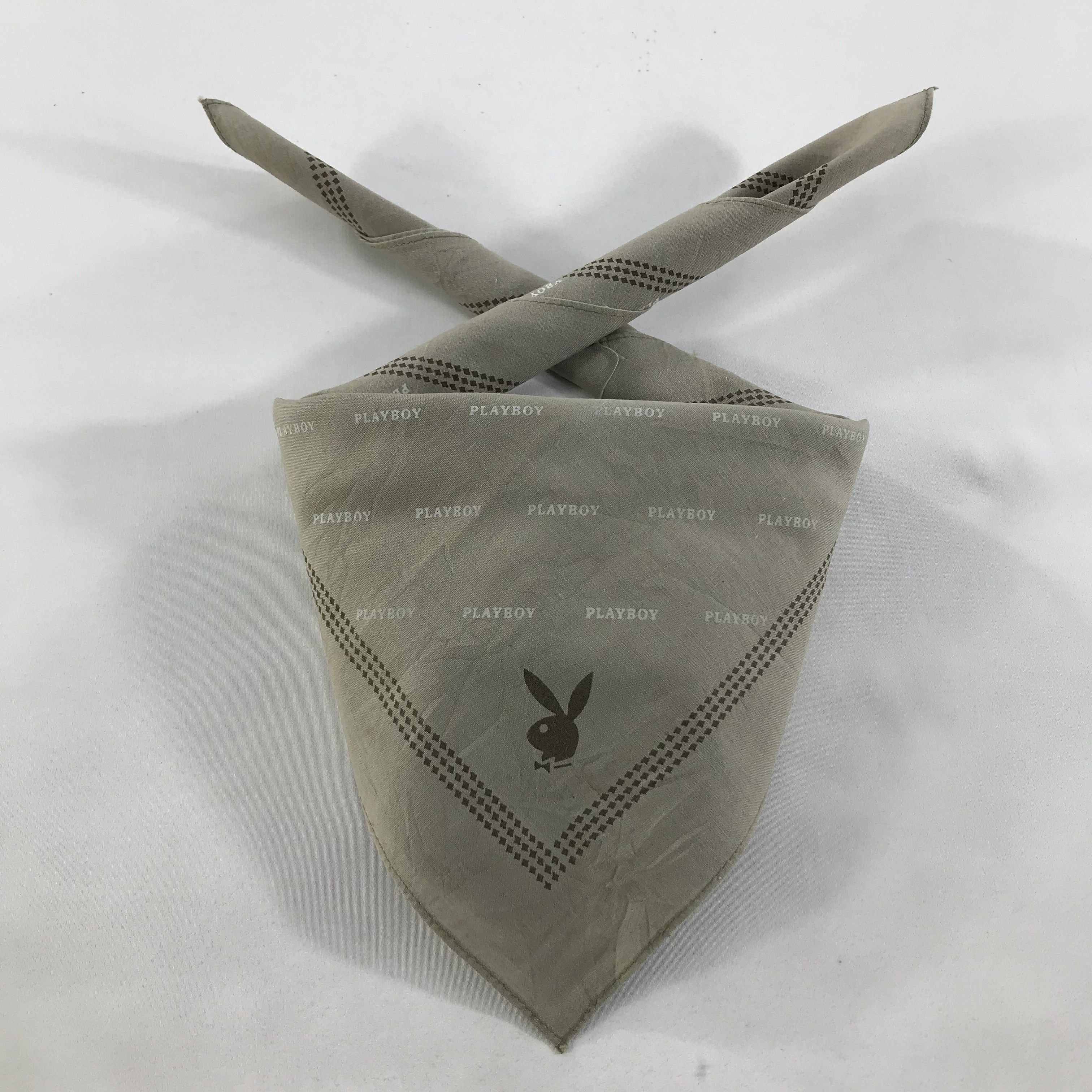 Playboy × Vintage Payboy Bandana / Handkerchief / Neckerchief - S1456 Size ONE SIZE - 3 Thumbnail