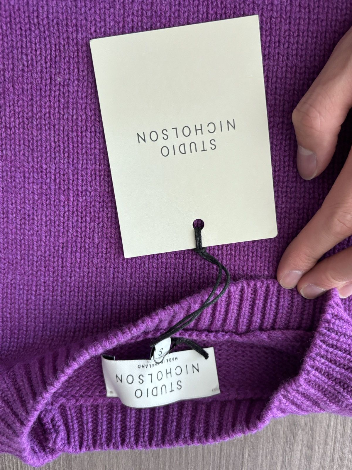 Studio Nicholson Studio Nicholson Hemyl Lambswool Crew Knit Size US S / EU 44-46 / 1 - 3 Thumbnail