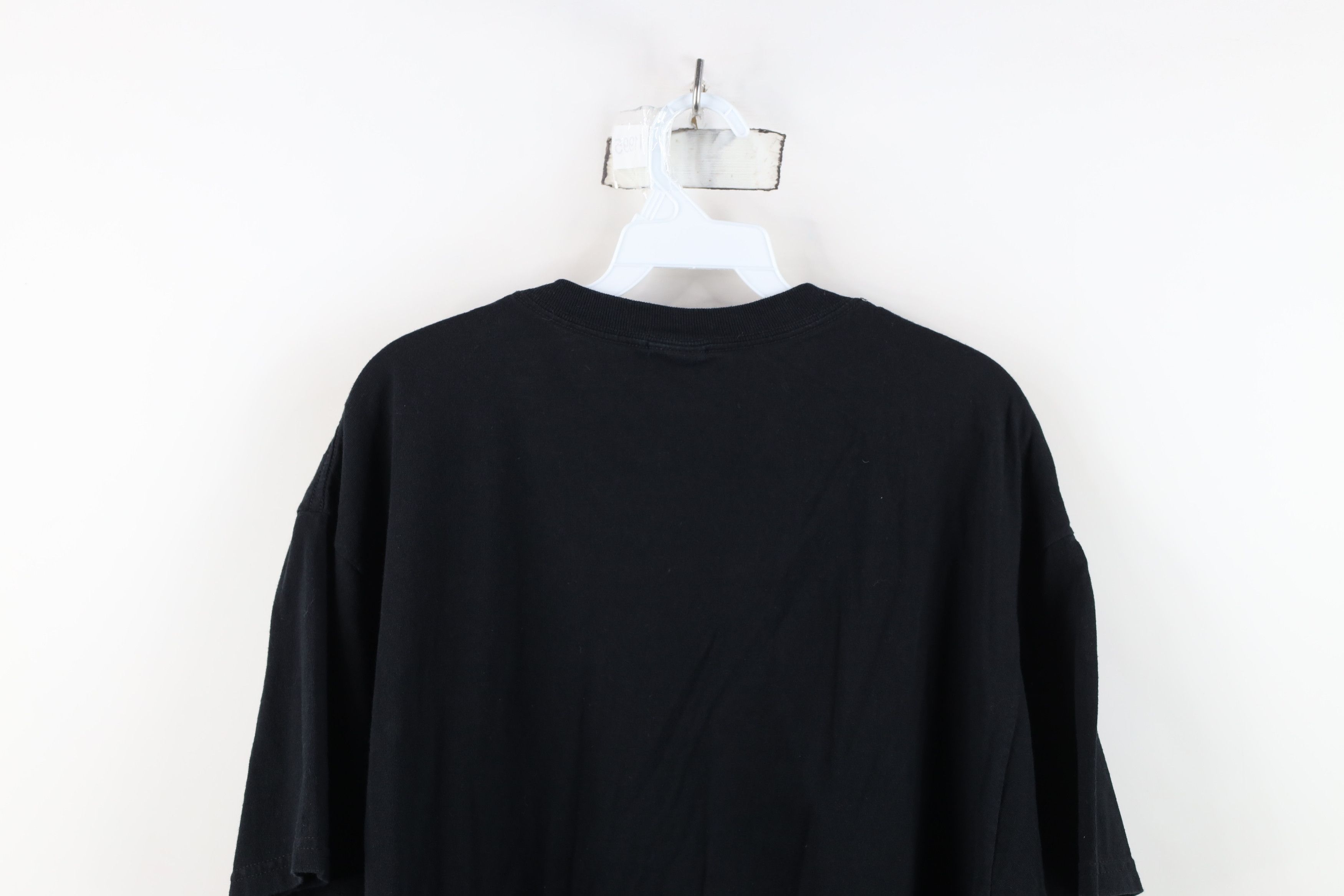 Vintage Vintage 90s Streetwear Bear Just Bite Me T-Shirt Black Size US XL / EU 56 / 4 - 13 Thumbnail