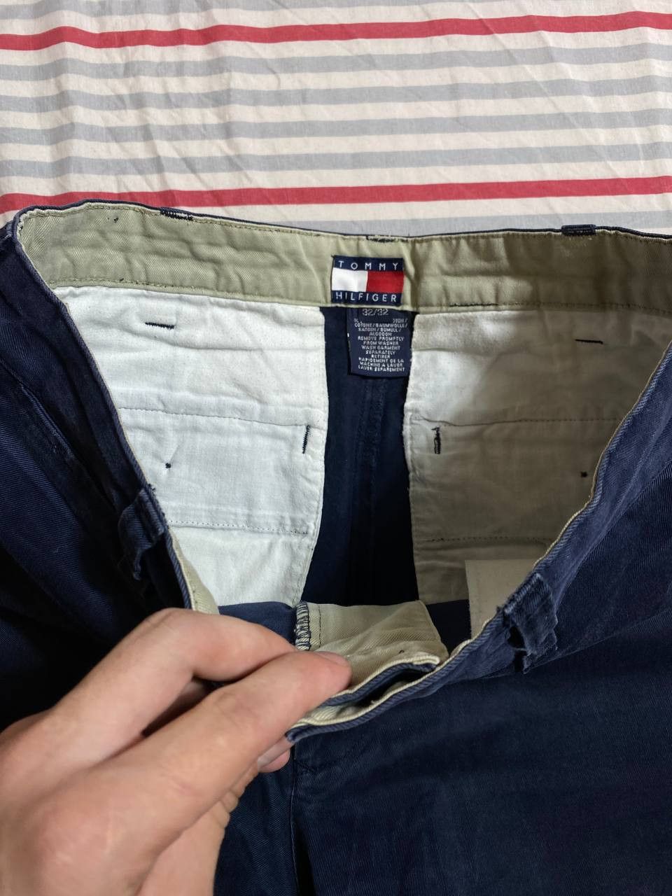 Tommy Hilfiger × Vintage VintageTommy Hilfiger Distressed Jeans Size US 32 / EU 48 - 18 Thumbnail