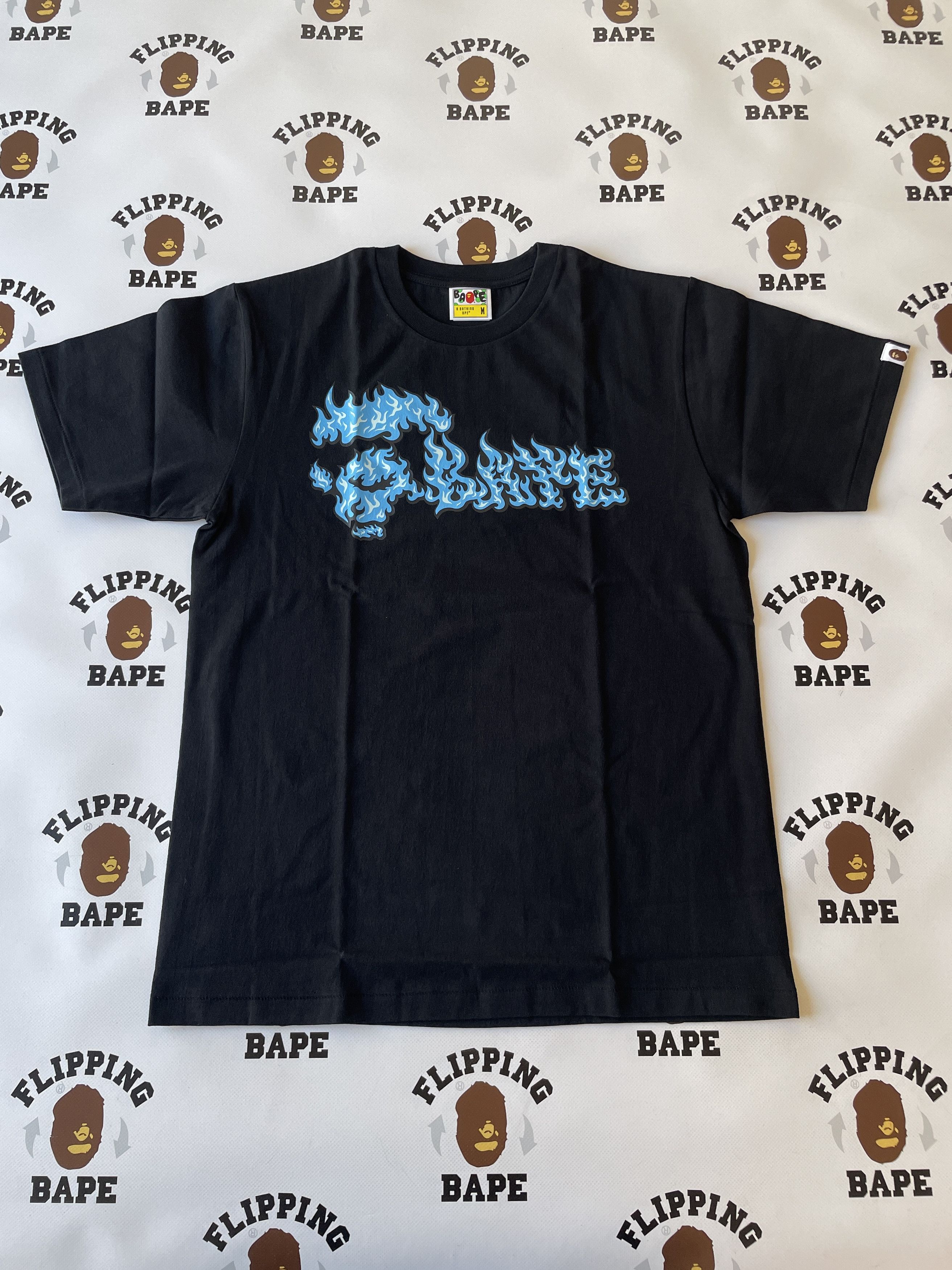Bape BAPE FLAME APE FACE TEE Size US M / EU 48-50 / 2 - 1 Thumbnail