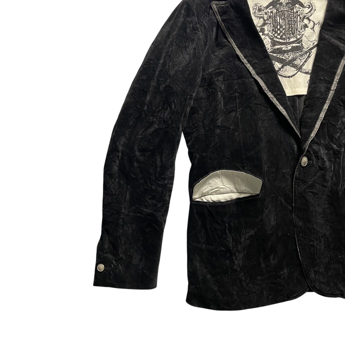 Super Lovers 🇯🇵 MODERN LOVERS CORDUROY PUNK GOTHIC CASUAL JACKET Size US L / EU 52-54 / 3 - 5 Thumbnail