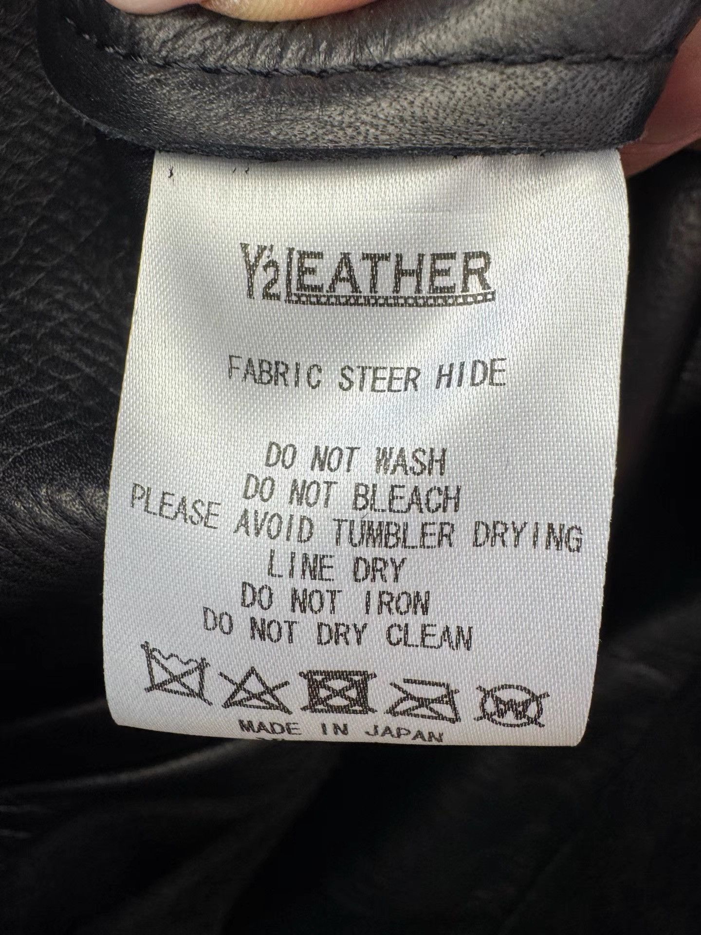 Y'2 Leather Y-2 LEATHER Black Suede Leather Jacket K36 Size US XS / EU 42 / 0 - 5 Thumbnail