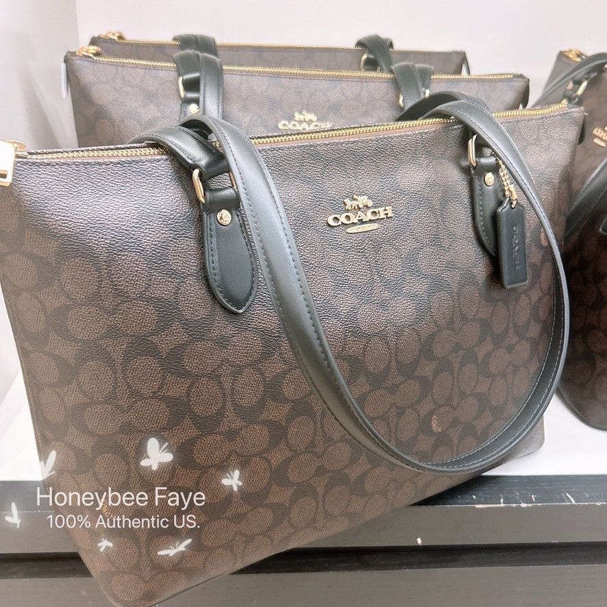 Coach Gallery Tote Bag In Signature Canvas CW381 Size ONE SIZE - 2 Thumbnail