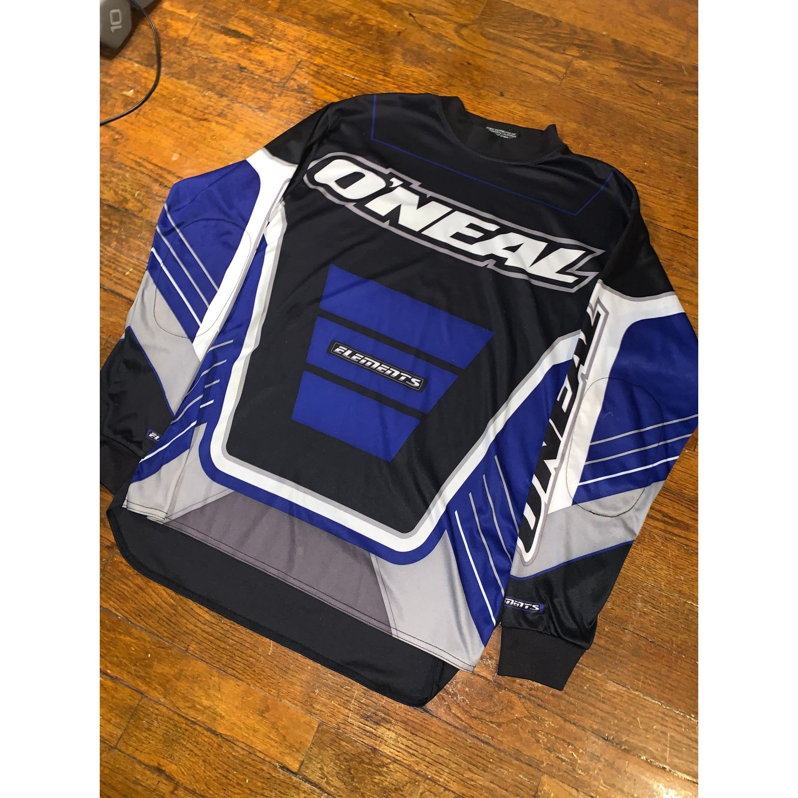 Other × Vintage O’Neal Racing Jersey Blue Black LS BMX MX ATV Size M/L Size US L / EU 52-54 / 3 - 3 Thumbnail