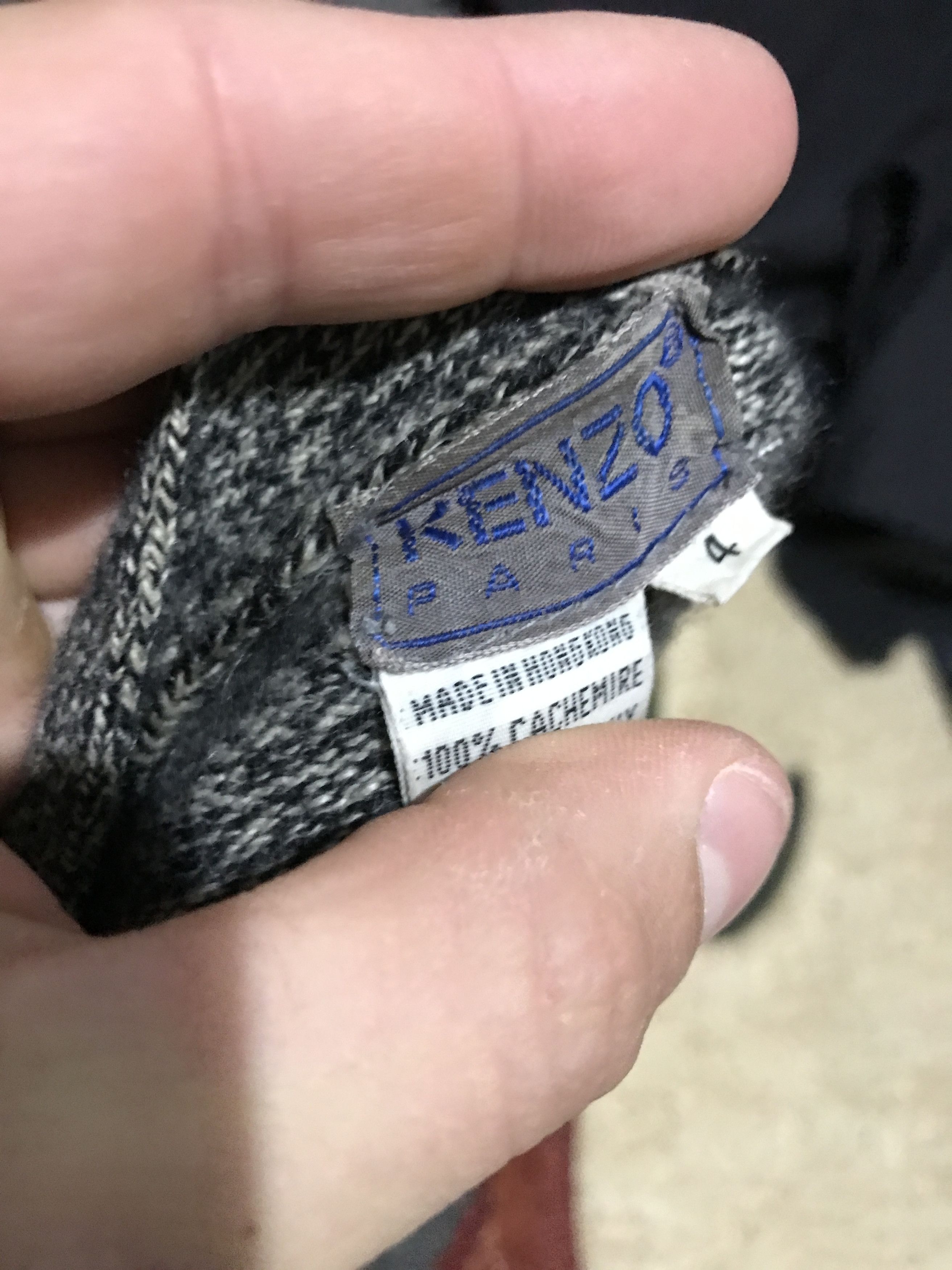 Kenzo KENZO Paris Retro Cardigan Cashmere Sweater Cosby Size 4 L Size US XL / EU 56 / 4 - 18 Thumbnail
