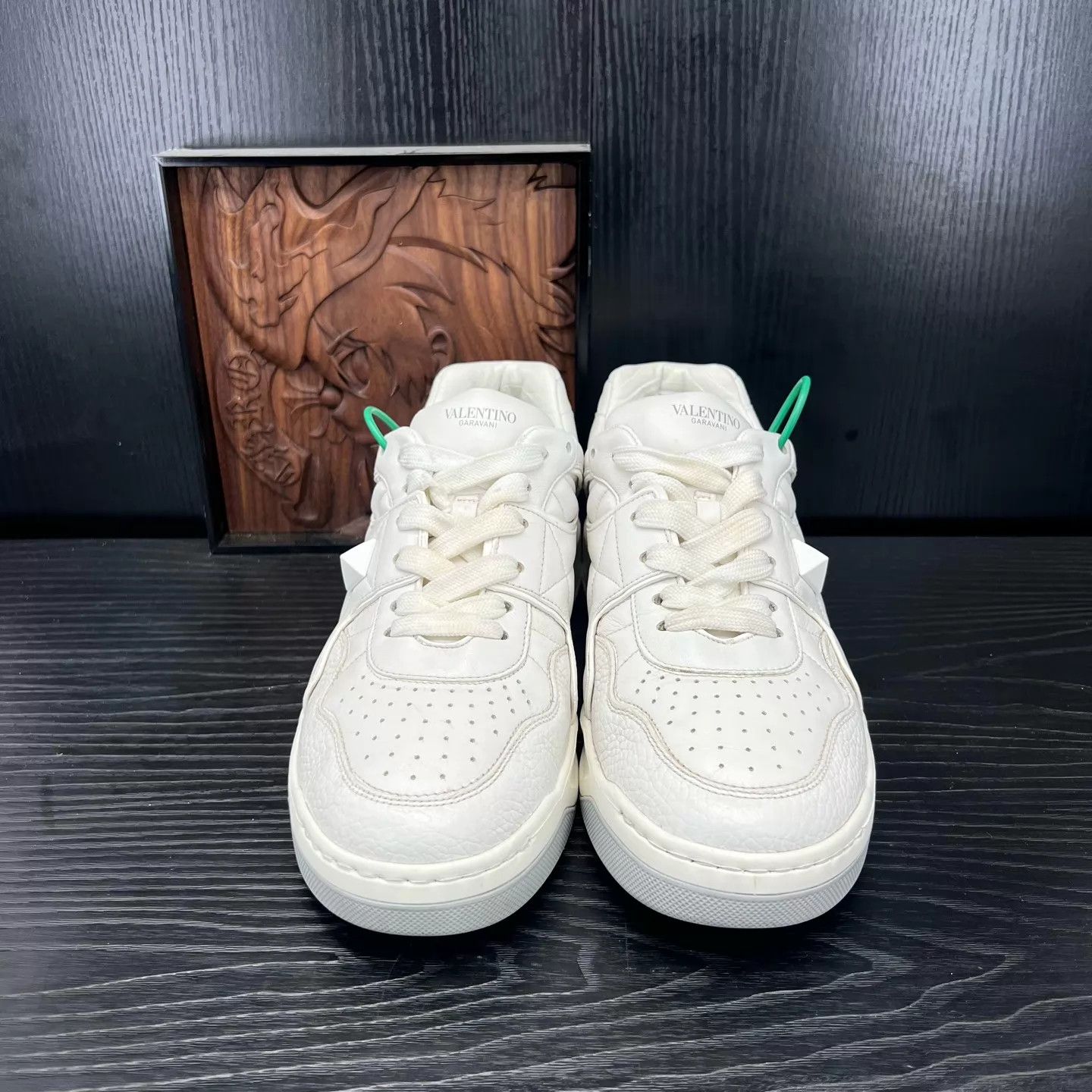 Valentino Valentino One Stud 42 New w/box & accs Size US 9 / EU 42 - 4 Thumbnail