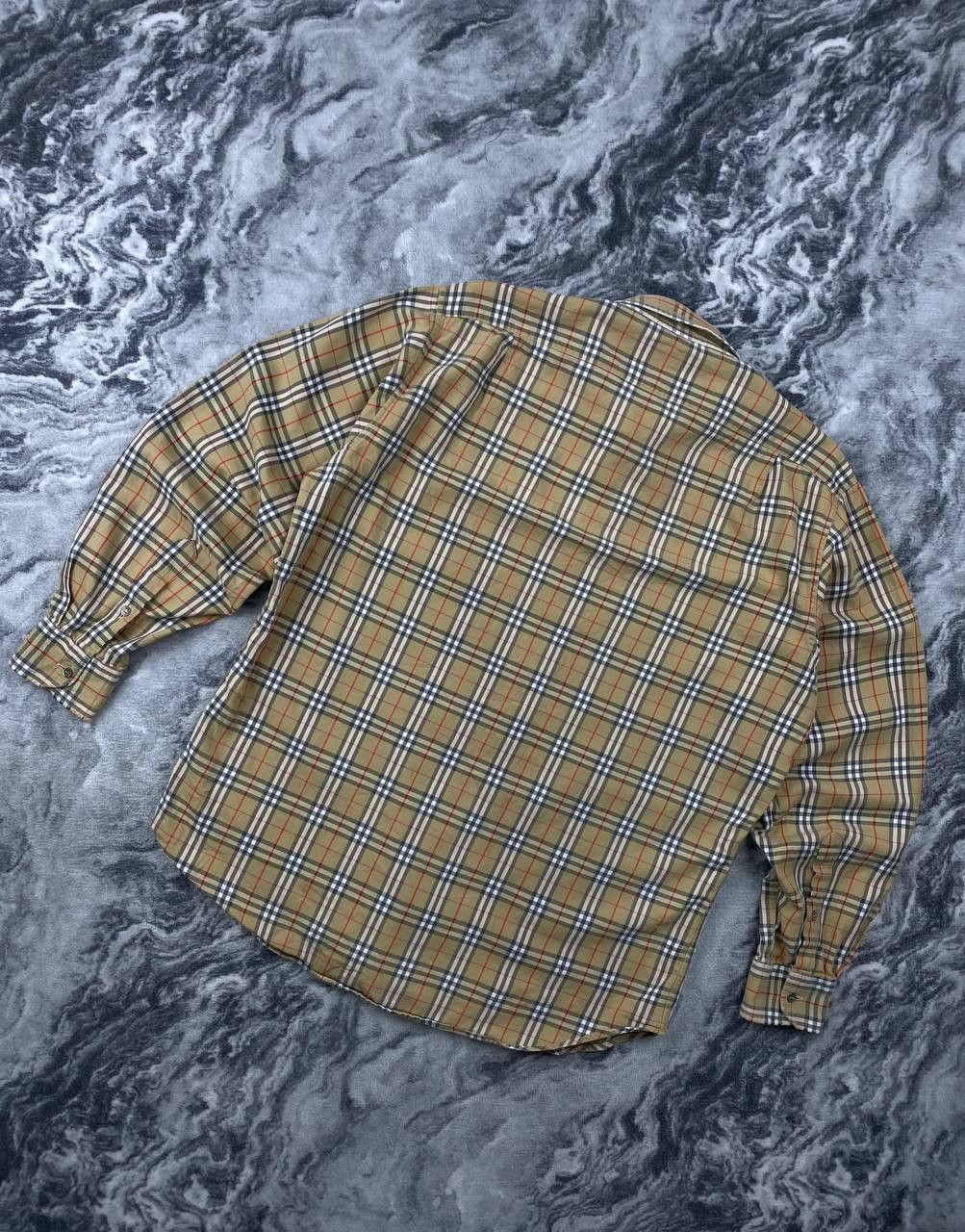 Burberry Burberrys Vintage Nova Check Shirt Buttons Long Sleeve Men Size US L / EU 52-54 / 3 - 12 Thumbnail