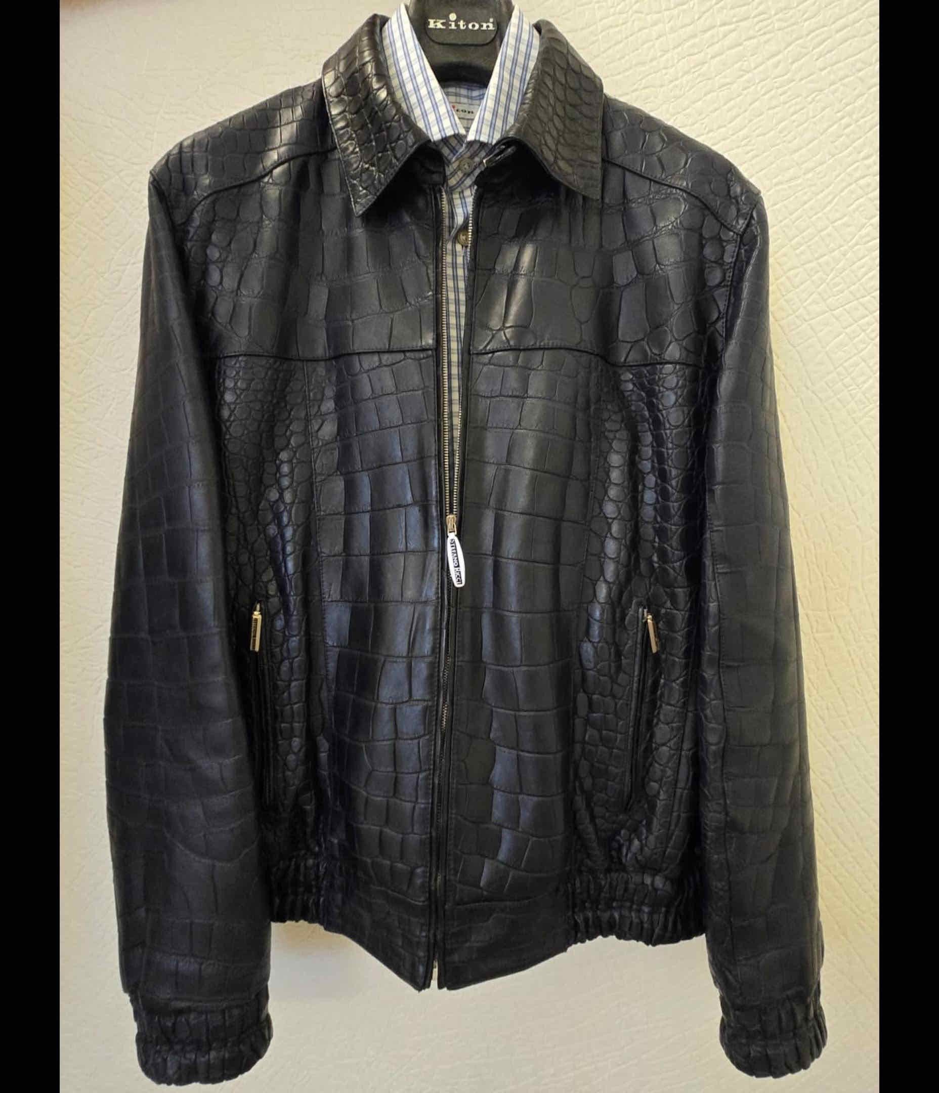 Stefano Ricci Stefano Ricci crocodile leather jacket size 56 Size US XL / EU 56 / 4 - 13 Thumbnail