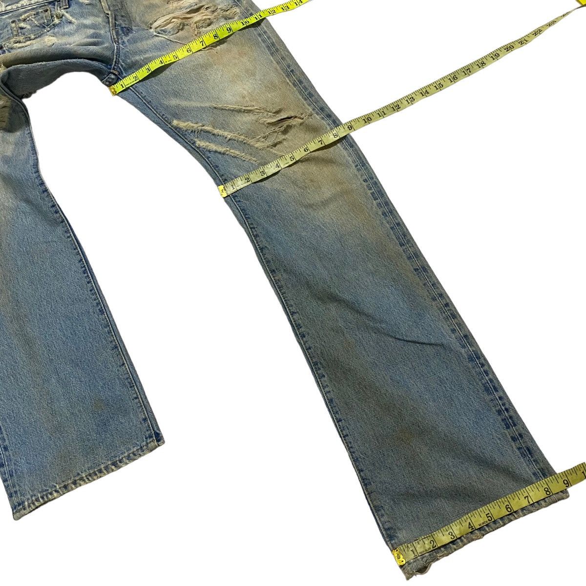 wjk WjK Thrashed Dirt Washed Selvedge Jeans Size US 31 - 22 Thumbnail