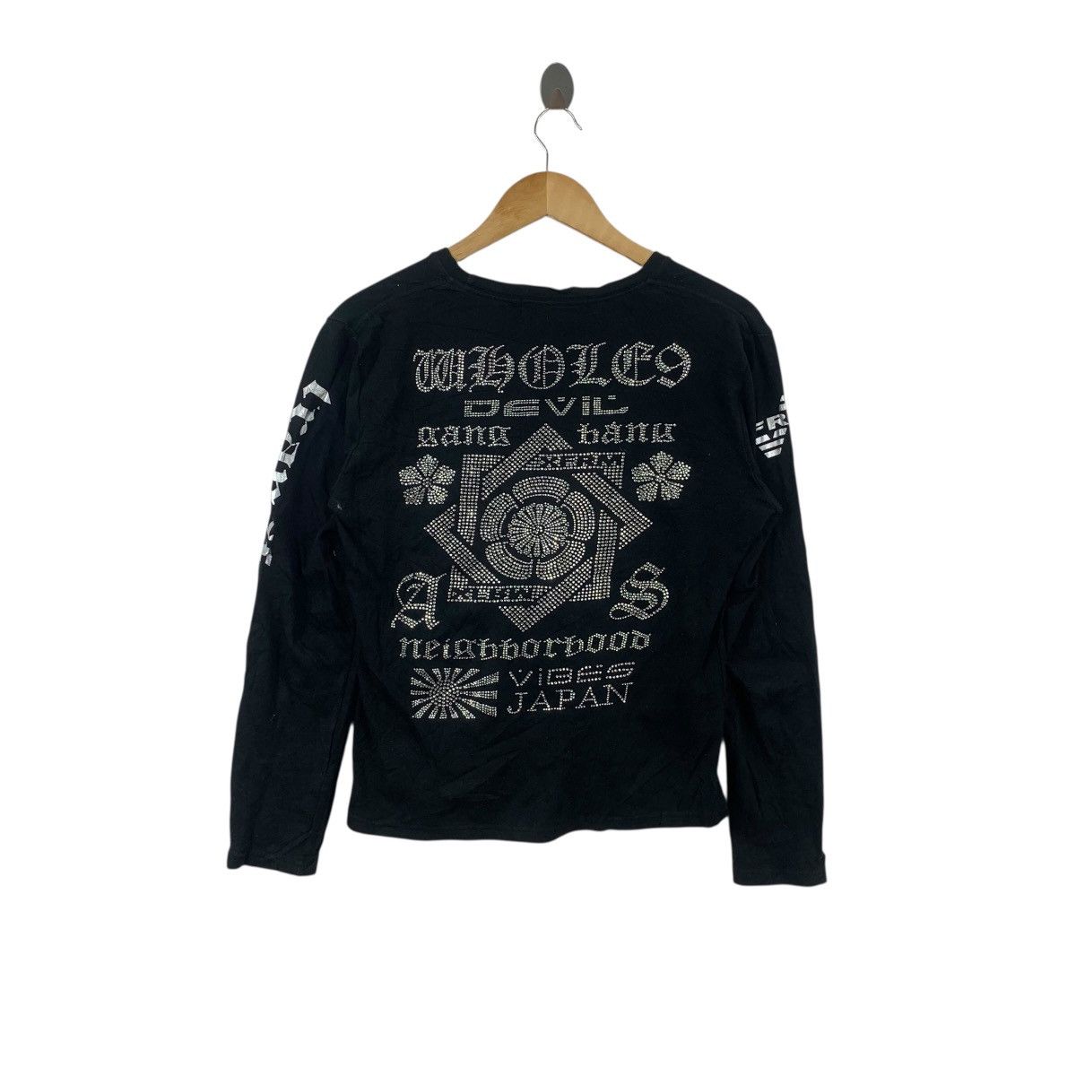 Other XFRM JAPAN NEIGHBORHOOD Gang Bang Rhinestone Tee Shirt Top Size S / US 4 / IT 40 - 6 Thumbnail