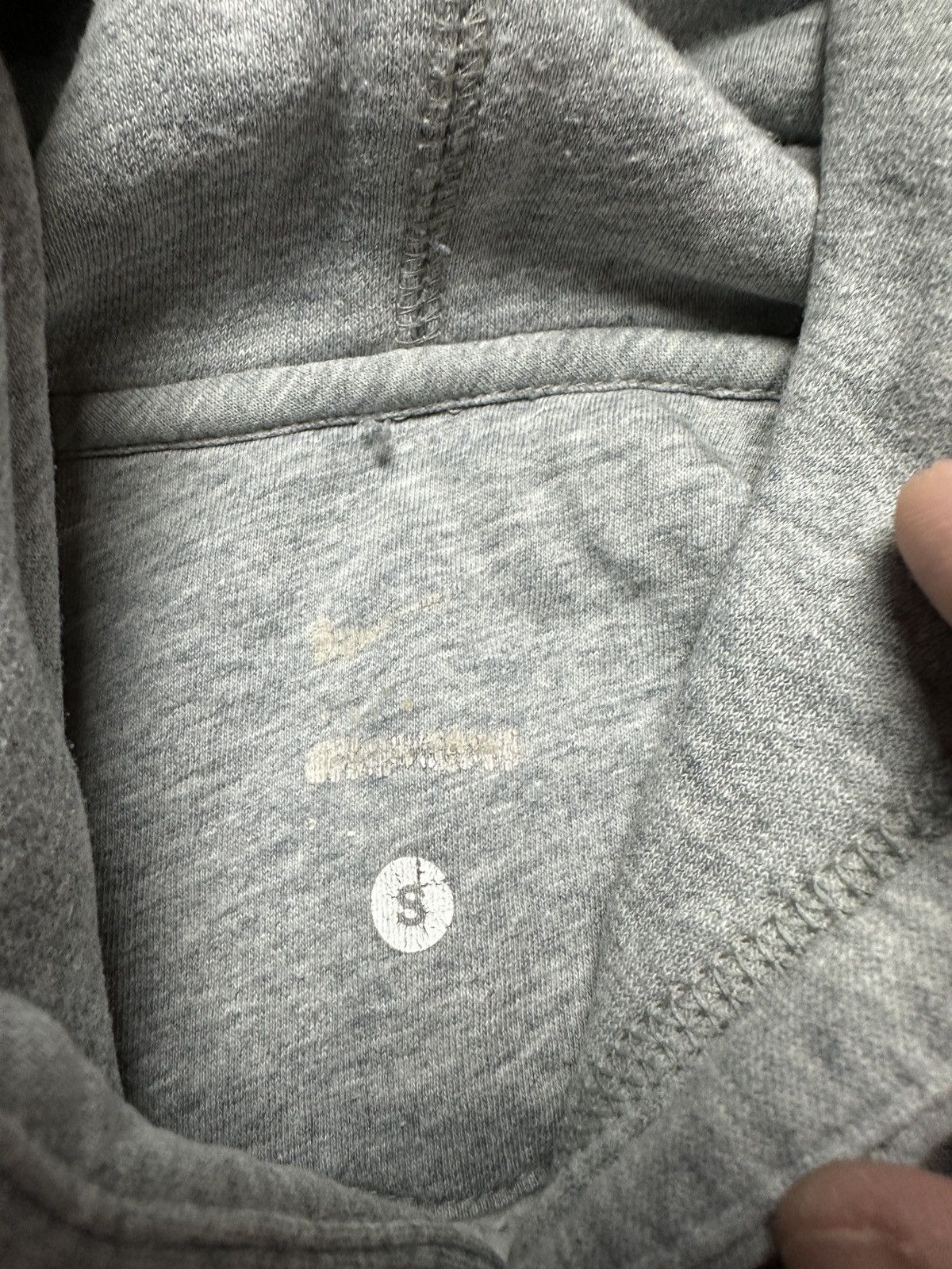 Nike Vintage Hoodie Nike Center Logo Swoosh y2k USA 00s Hype Boxy Size US S / EU 44-46 / 1 - 7 Thumbnail