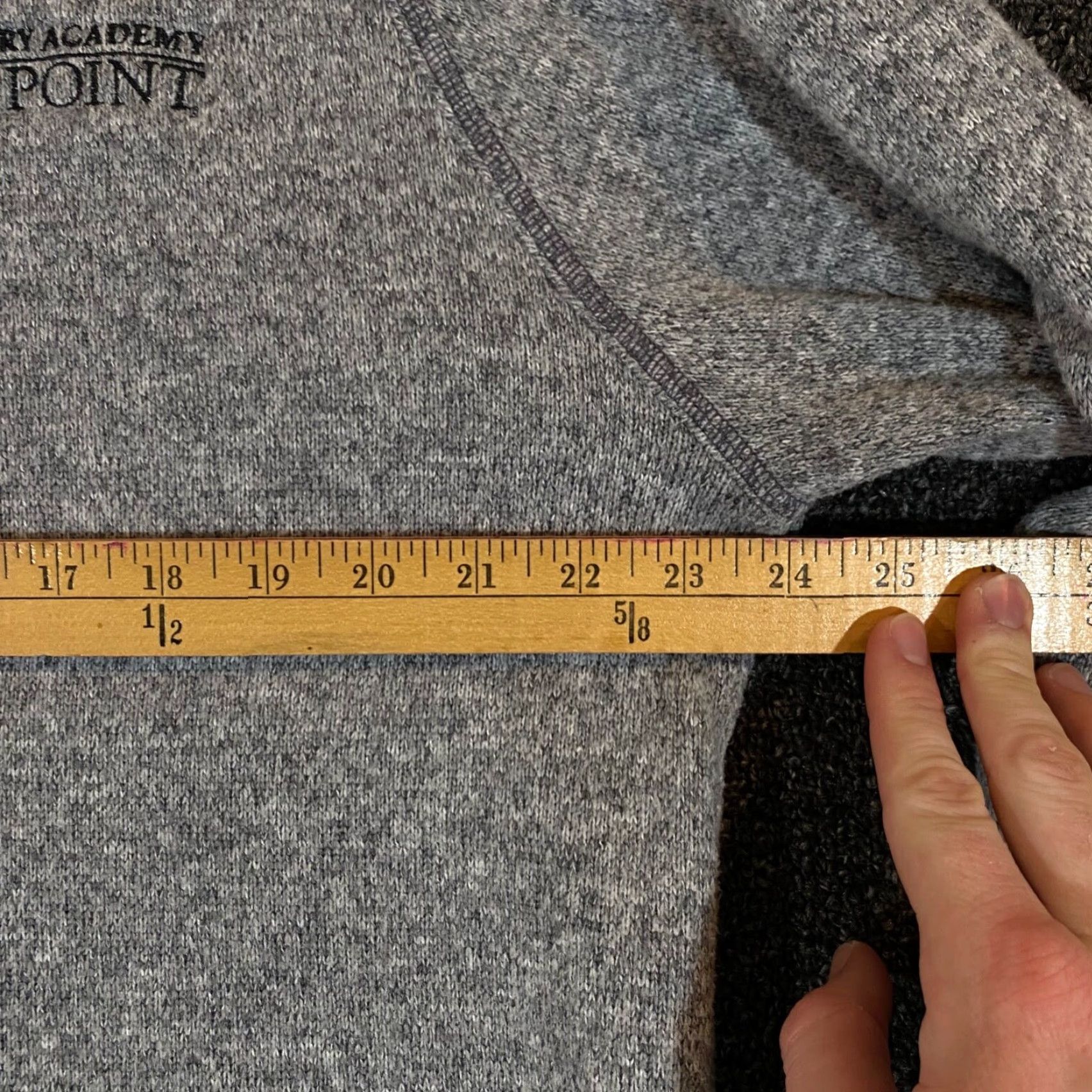 Champion Champion Jacket Men West Point Military Academy Gray M Quarter Zip Pullover Size US M / EU 48-50 / 2 - 7 Thumbnail