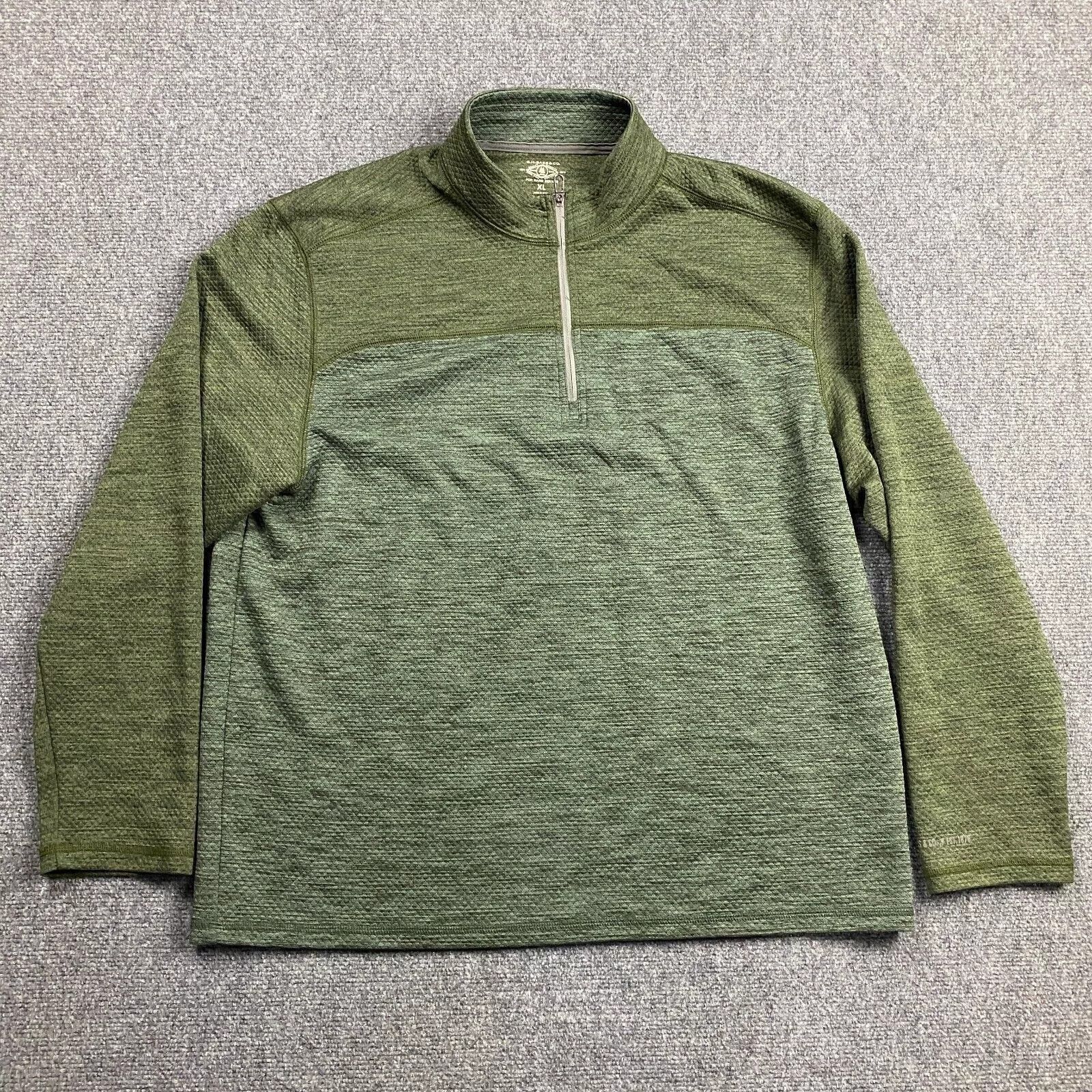 G.H. Bass & Co. G.H. Bass & Co 1/4 Zip Pullover Men's Green Fleece Adults XL Size US XL / EU 56 / 4 - 1 Thumbnail
