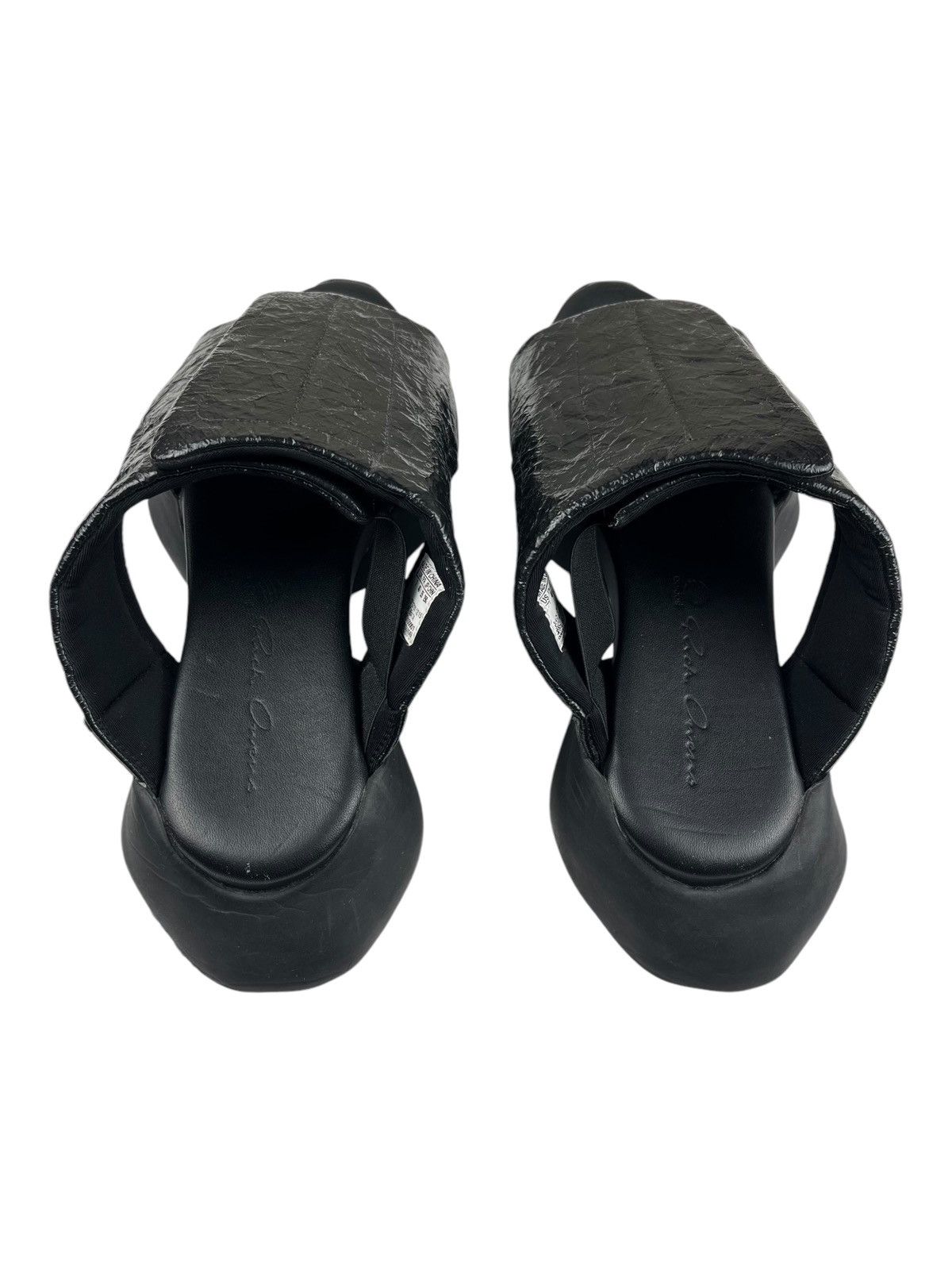 Adidas SS16 Rick Owens x Adidas Clog Leather Sandals Black Size US 7 / EU 40 - 4 Thumbnail