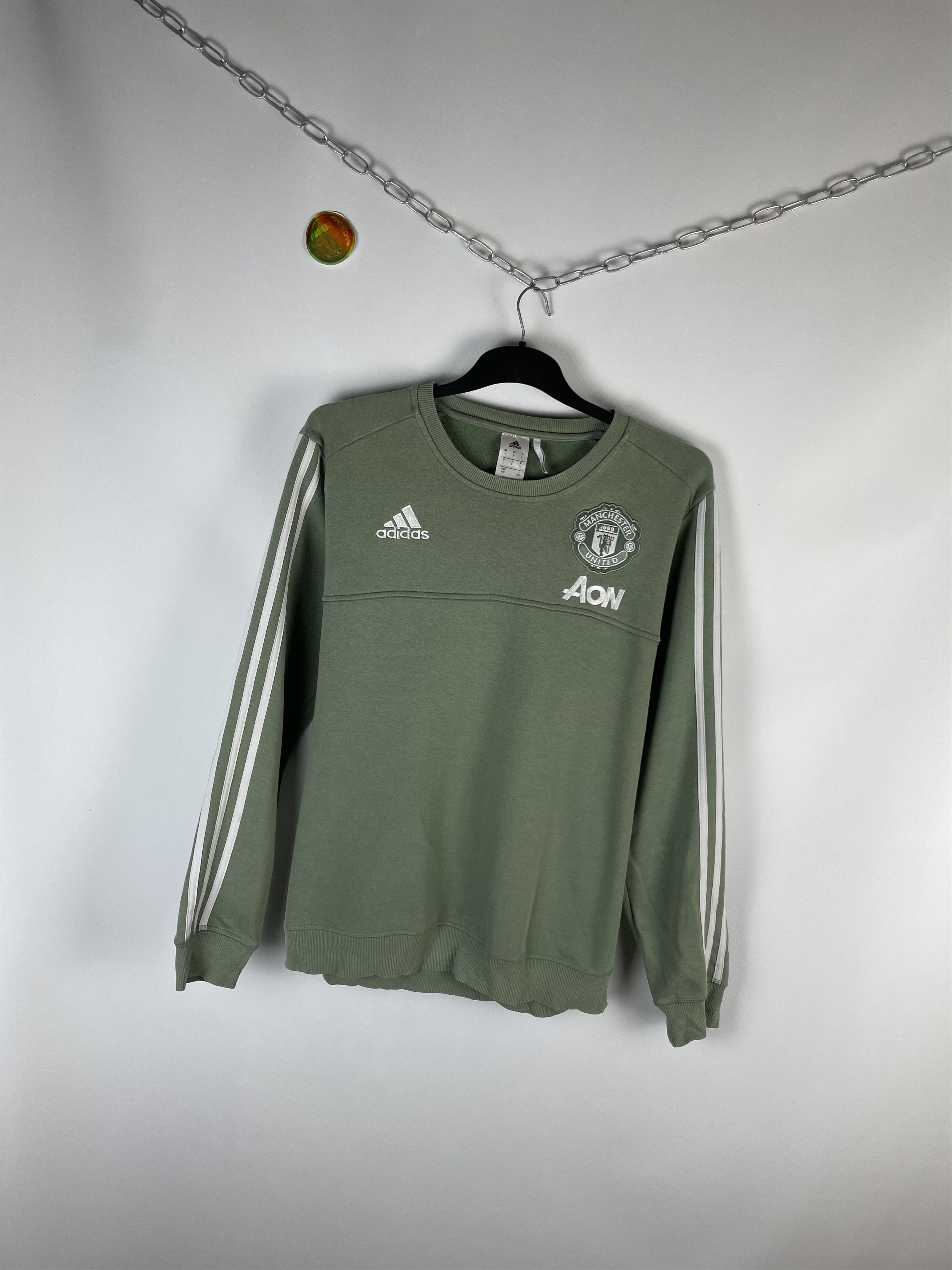 Adidas × Vintage Adidas Manchester United Sweatshirts Size US L / EU 52-54 / 3 - 2 Thumbnail