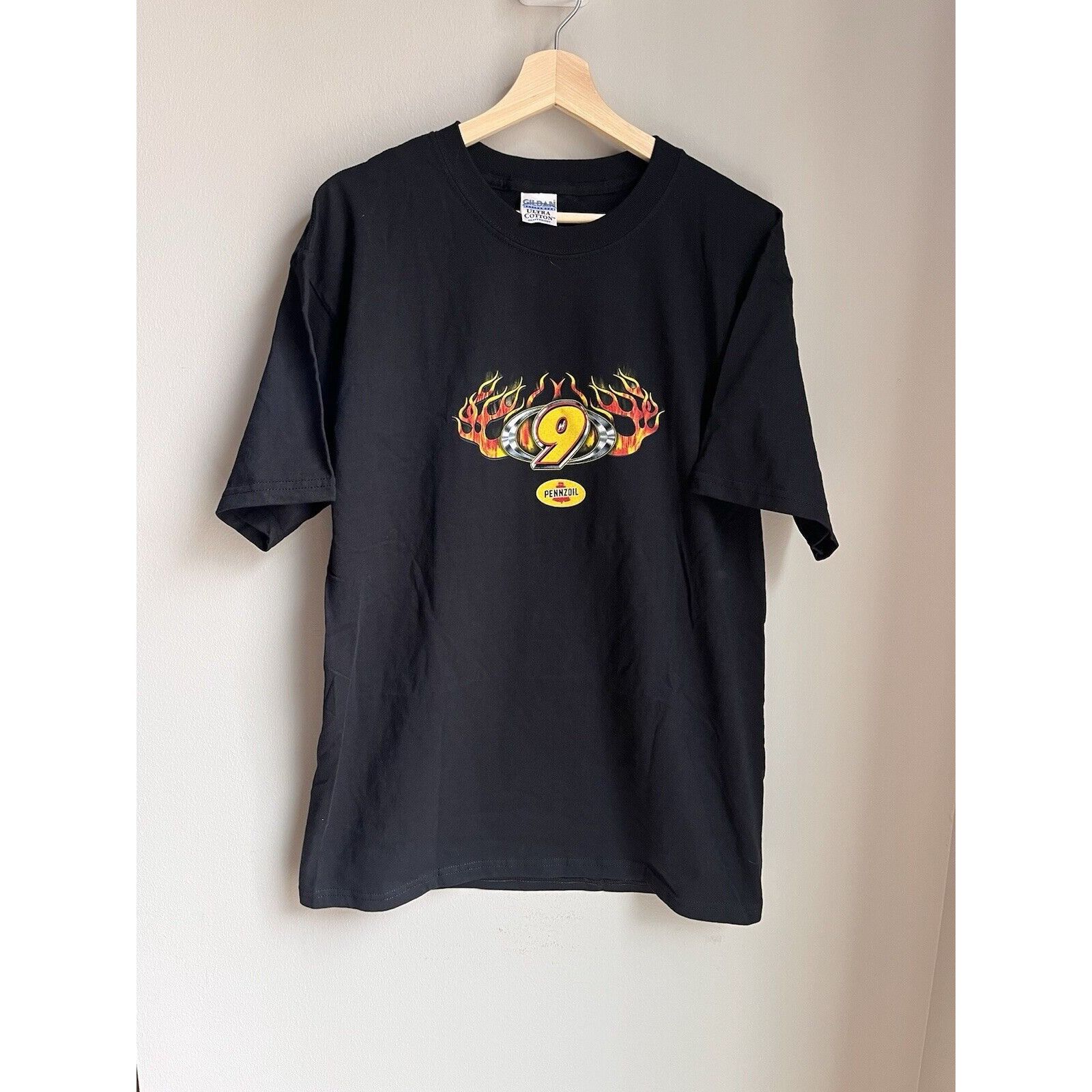 NASCAR VINTAGE NASCAR MARTIN KENSETH 9 PENNZOIL FLAMES GRAPHIC T L Size US L / EU 52-54 / 3 - 1 Thumbnail
