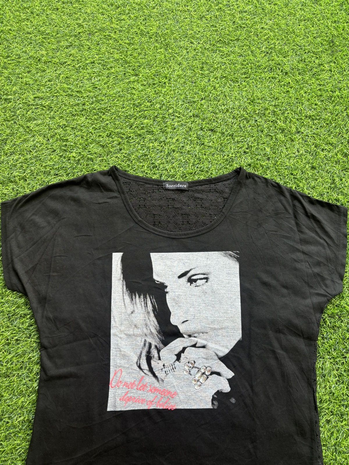 Hysteric Glamour Y2k Sorridere Phototee Hysteric Style Tshirt Size ONE SIZE - 2 Thumbnail