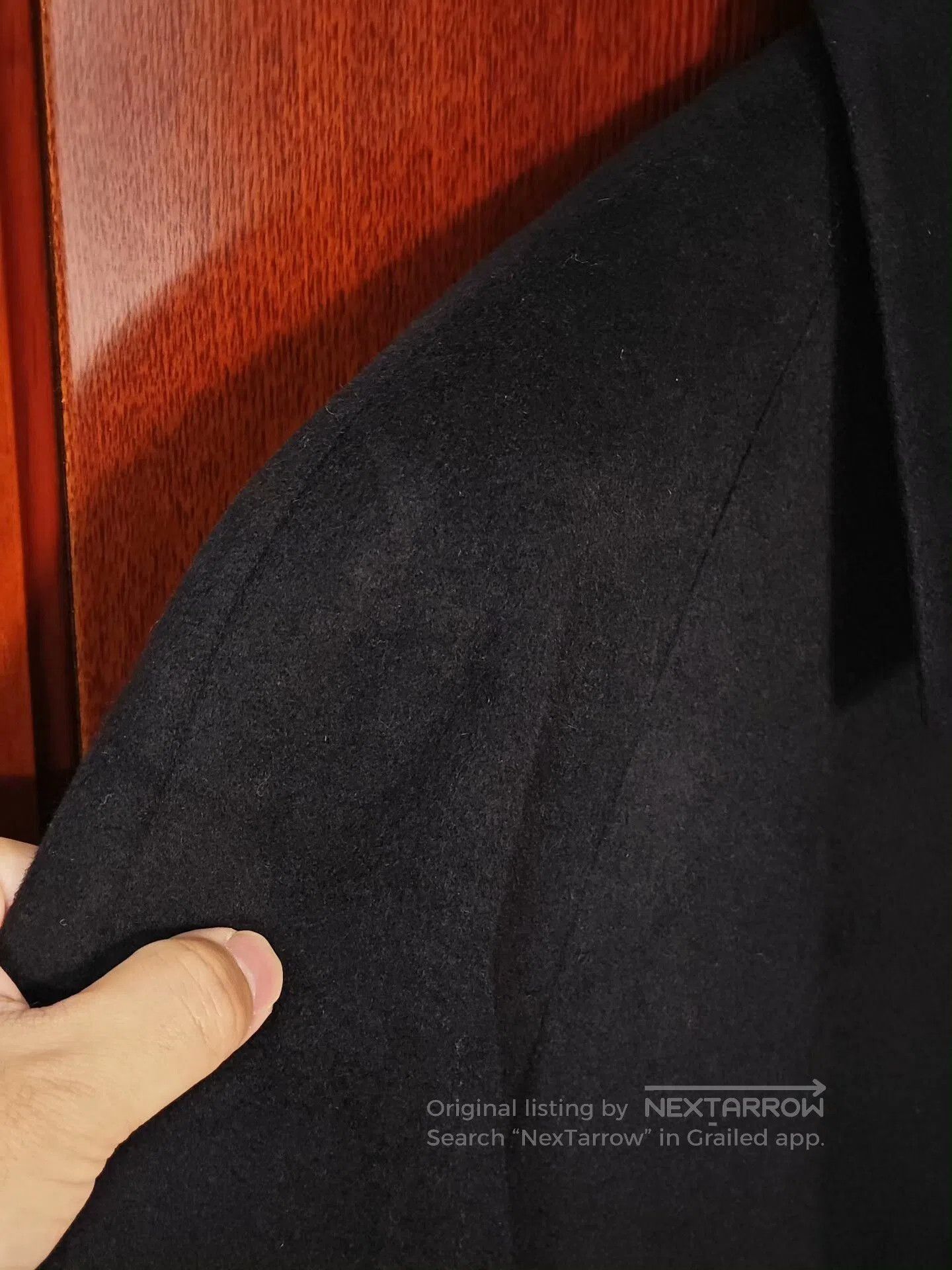 Ermenegildo Zegna Custom Black Wool Cashmere Coat. Size US M / EU 48-50 / 2 - 3 Thumbnail