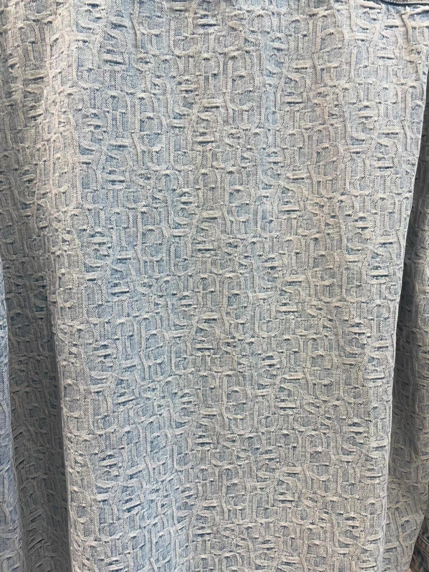 Acne Studios PIECES Auckland Washed Monogram Denim Shirt Jacket. Ｑ25 Size US M / EU 48-50 / 2 - 4 Thumbnail