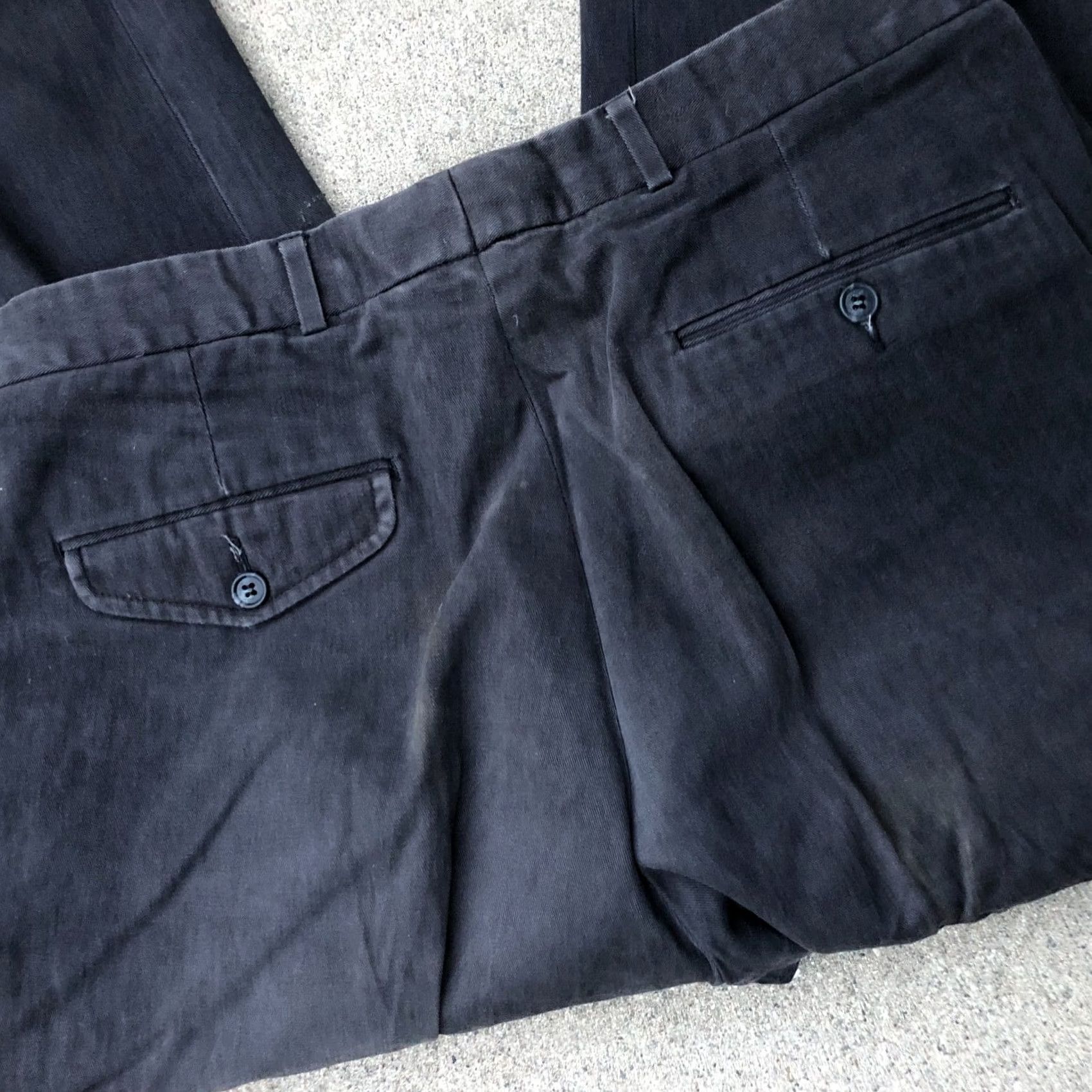 Club Room VINTAGE Club Room Pleated Chino Pants Men 34 Black Slacks Dad Cut Shirt? Size US 34 / EU 50 - 5 Thumbnail