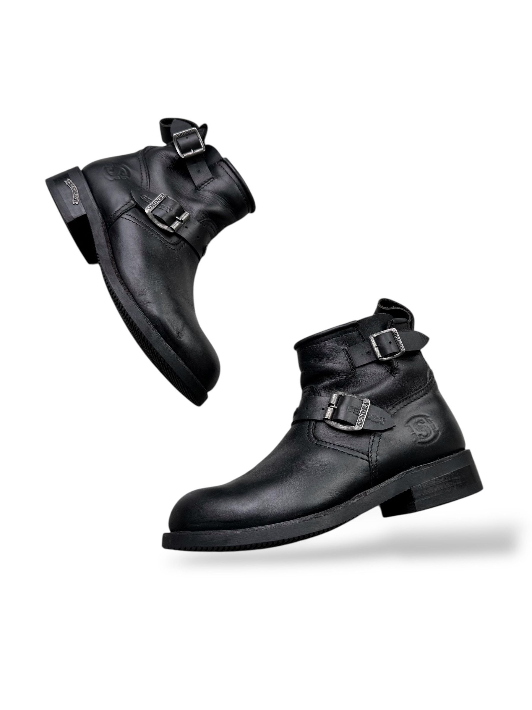 Sendra Gaudi by Sendra Vintage Leather Boots With Straps (D10) Size US 7 / EU 40 - 1 Thumbnail