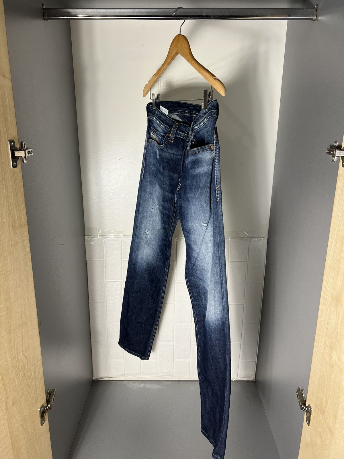 Diesel VINTAGE DIESEL INDUSTRY DENIM DIVISION JEANS CASUAL Y2K 90s Size US 30 / EU 46 - 7 Thumbnail