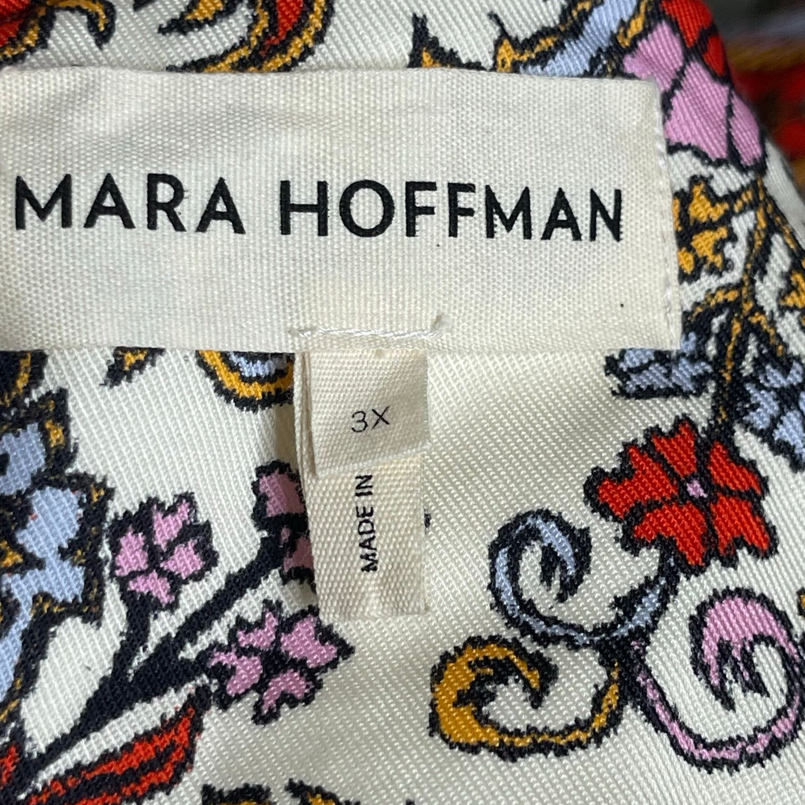 Mara Hoffman NWOT MARA HOFFMAN Levine Paisley Quilted Coat sz 3X Size 3XL / US 20-22 - 3 Thumbnail