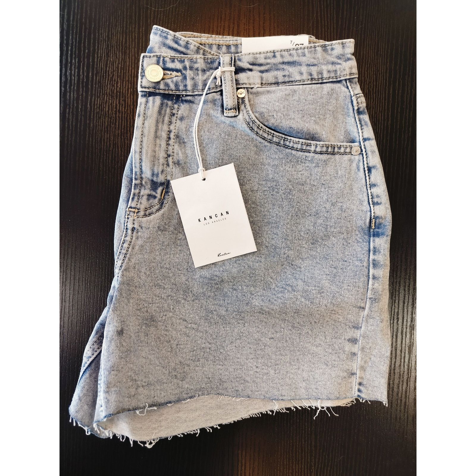 Other Kancan Light Wash High Rise Denim Shorts * Size 27" / US 4 / IT 40 - 4 Thumbnail