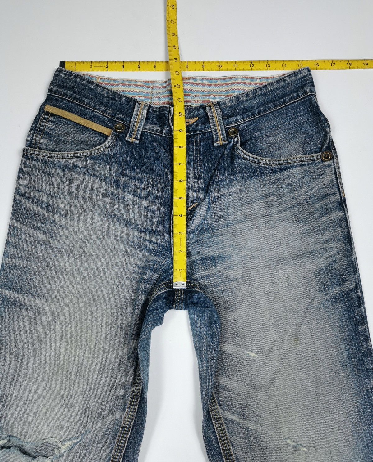Edwin Bootcut Edwin 441XVS Distressed Knee Jeans Size US 31 - 9 Thumbnail