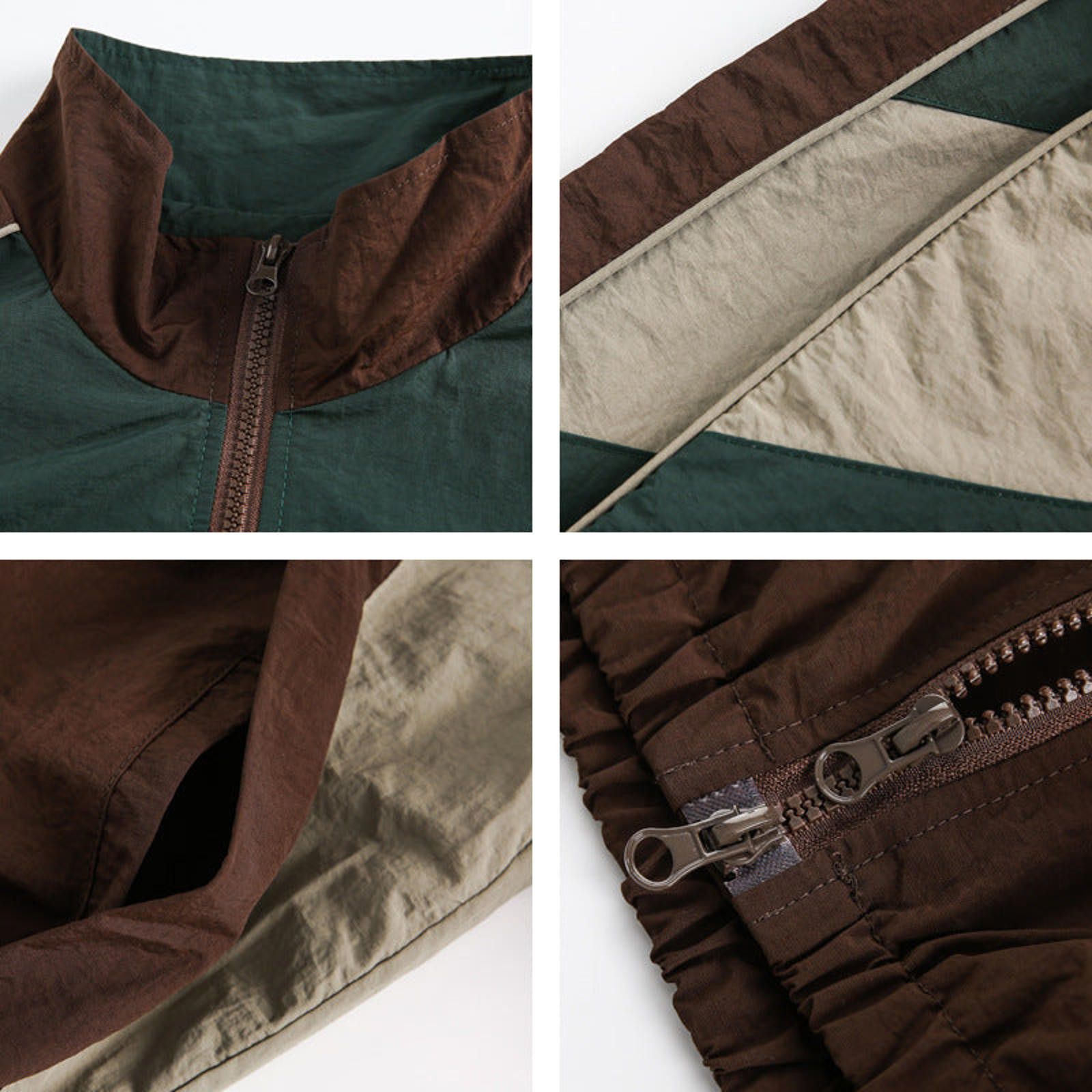 Other Colorblock Water-Resistant Nylon Coach Jacket | Stand Collar Size US M / EU 48-50 / 2 - 3 Thumbnail