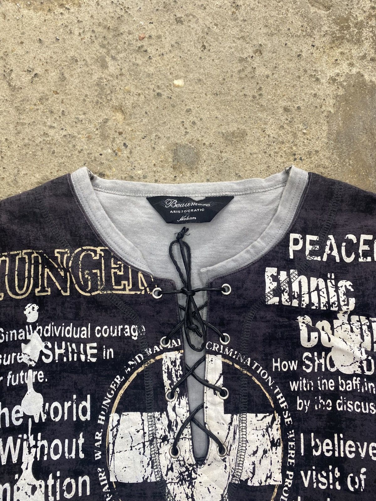 Hysteric Glamour stop war prayer to peace beaumere japanese grunge LS Size US M / EU 48-50 / 2 - 2 Thumbnail