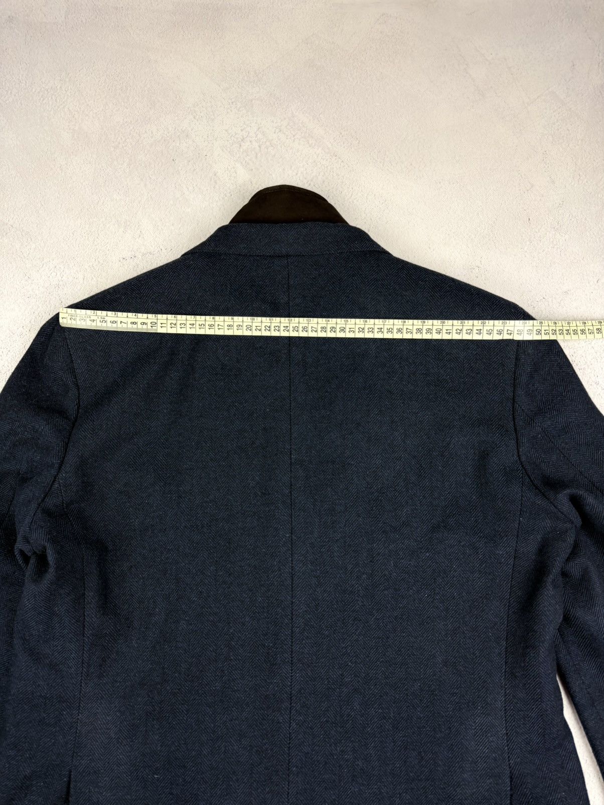 Boggi Boggi Milano Mens Blazer Navy Blue Size 54 Fit Quilted Lined Size 54R - 22 Thumbnail