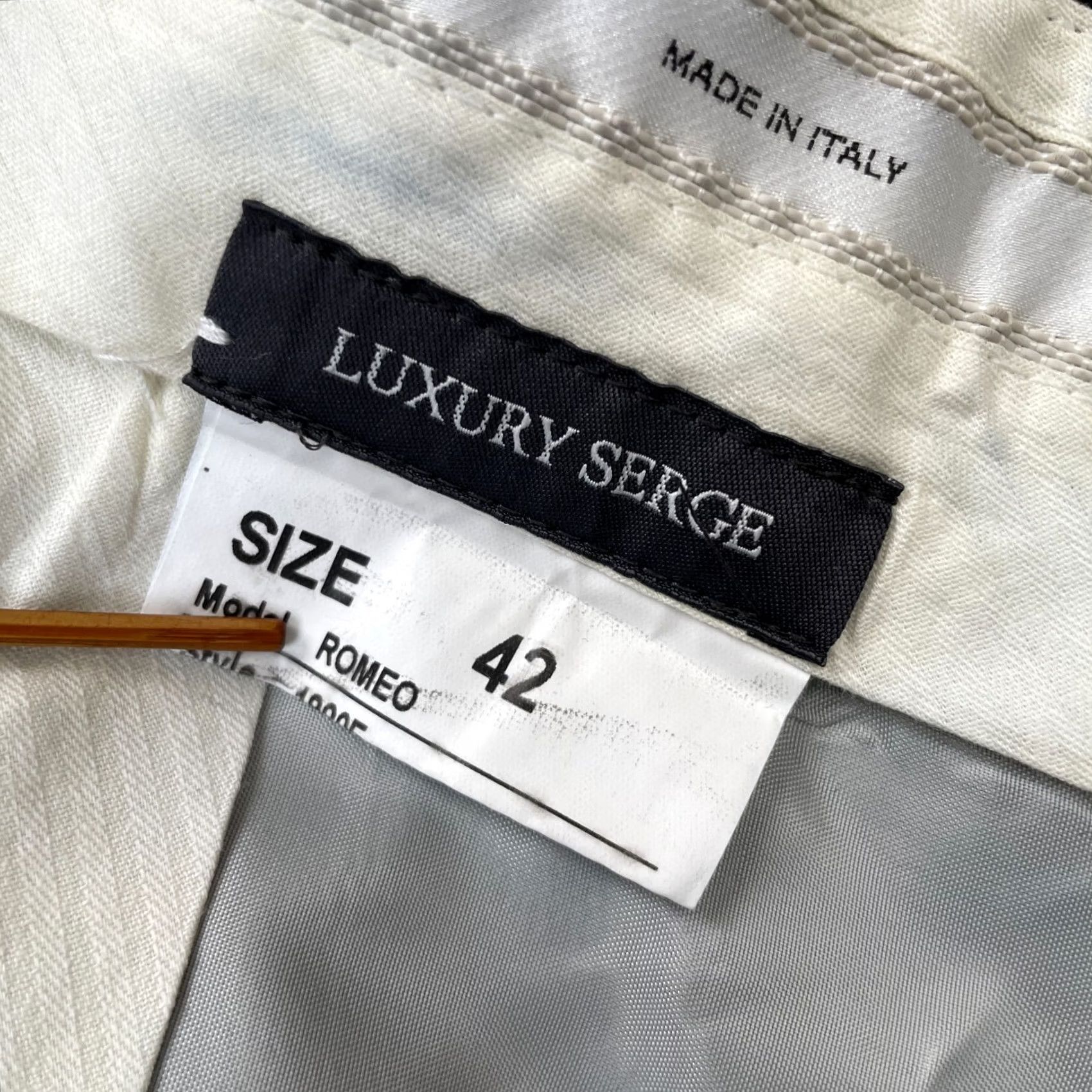 Vintage Santorelli Pants Mens 42 Blue Luxury Serge Romeo Dress Crop Straight Leg Formal Size US 42 / EU 58 - 5 Thumbnail