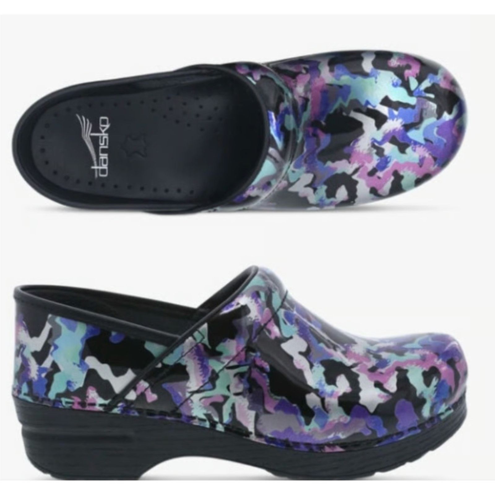 Dansko Dansko Professional Patent Leather Clogs Mermaid Slip-On 7 Size US 7 / IT 37 - 1 Thumbnail