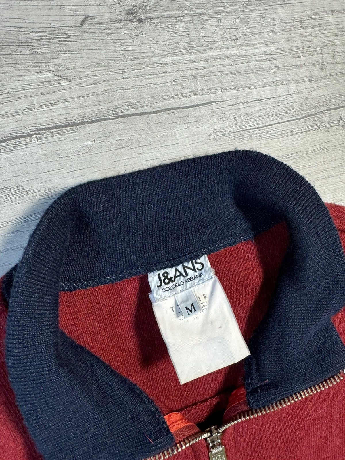 Vintage Vintage Dolce & Gabbana Zip Track Sweater Jacket Size M / US 6-8 / IT 42-44 - 5 Thumbnail