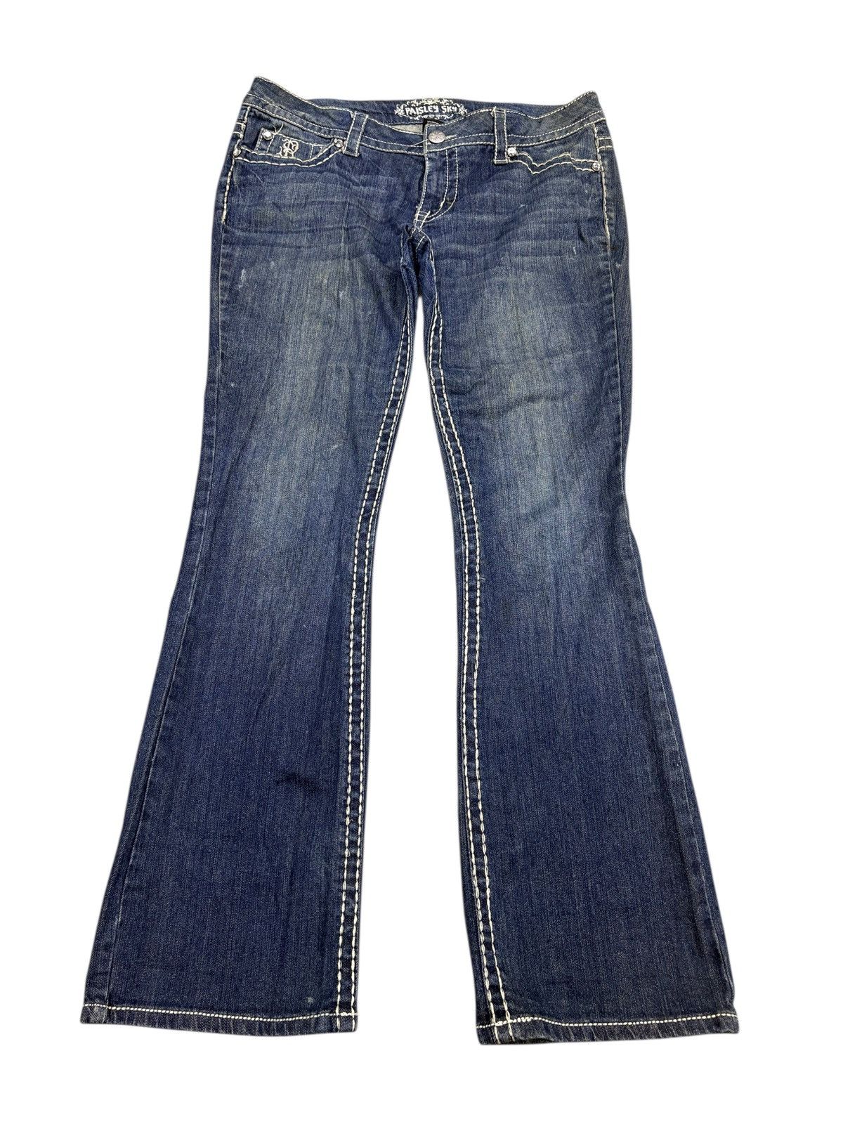 True Religion Vintage True Religion Inspired Flared Jeans Size US 34 / EU 50 - 2 Thumbnail