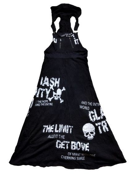 image of 20471120 x Archival Clothing Xaja Punk Gothic Dress Hoodie in Black, Women's (Size Small)