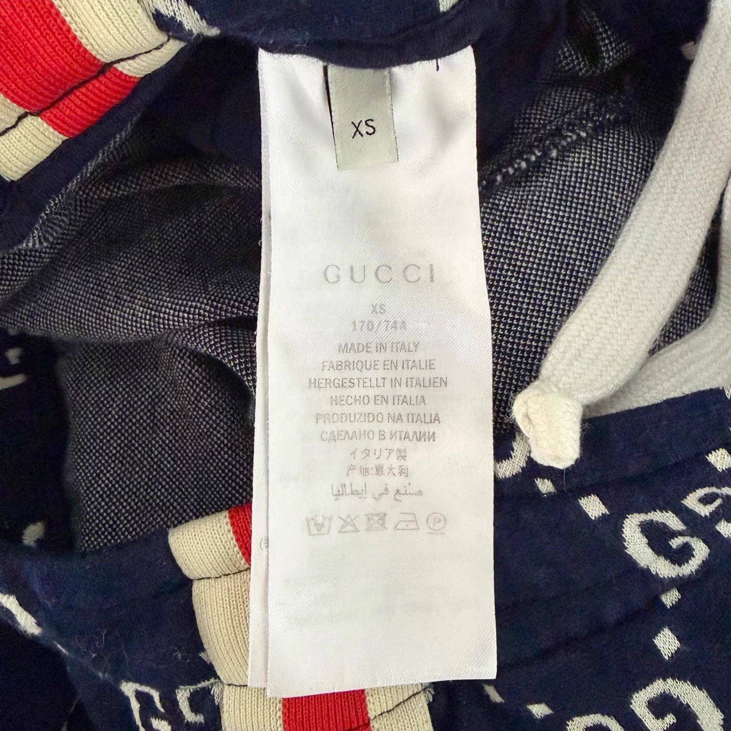 Gucci GUCCI GG Jacquard Drawstring Joggers XS Navy Size US 28 / EU 44 - 5 Thumbnail