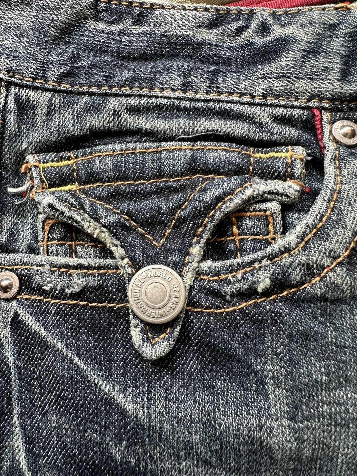 Hysteric Glamour 2000's Theoria j-rock flared fashion jeans Size US 30 / EU 46 - 22 Thumbnail