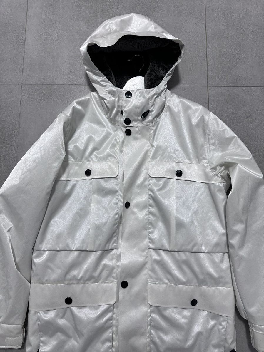 Jordan Brand Jordan Parka Jacket Men Size M White Size US M / EU 48-50 / 2 - 2 Thumbnail