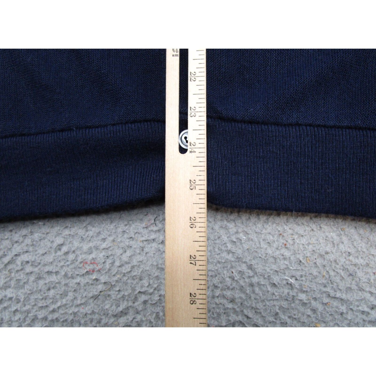Sears VTG 80s 90s Sears Mens Navy Blue Cardigan Sweater XL Size (Adults) Golf Read Size US XL / EU 56 / 4 - 5 Thumbnail