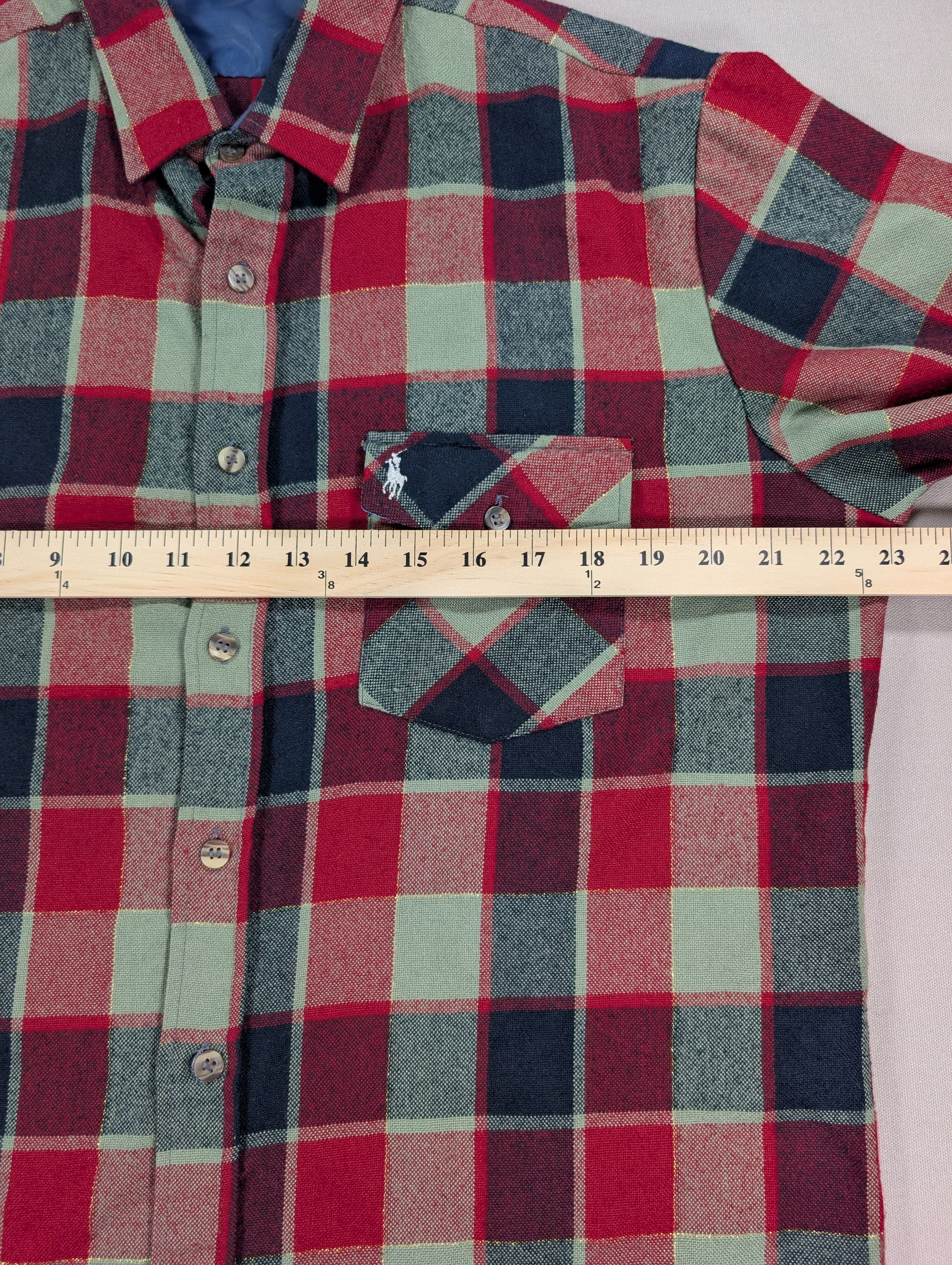 Ralph Lauren Rare Vintage Polo Ralph Lauren Shacket Wool Plaid Korea 80s Size US L / EU 52-54 / 3 - 9 Thumbnail