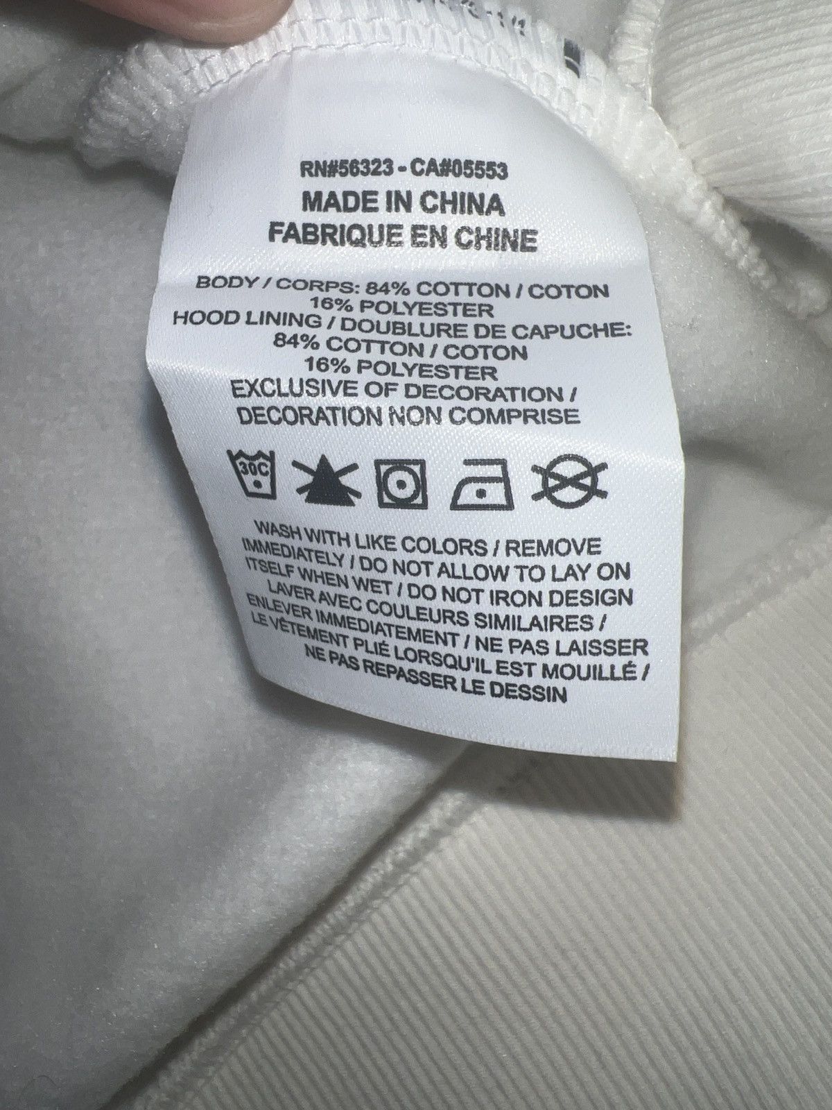 Jordan Brand × Off-White OFF WHITE x Jordan hoodie SS21 Size US L / EU 52-54 / 3 - 10 Thumbnail